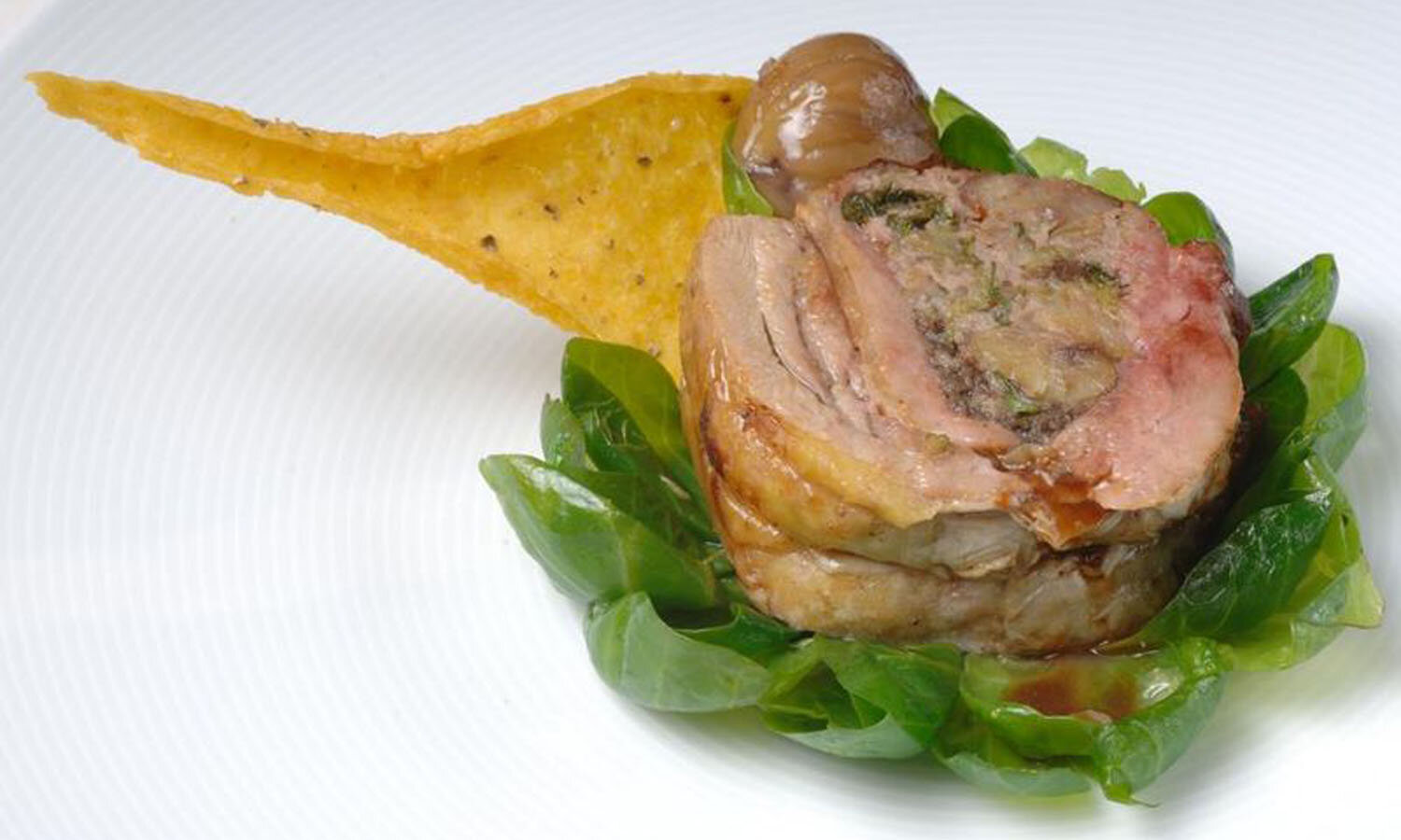 Atichoke-Stuffed Guinea-Fowl