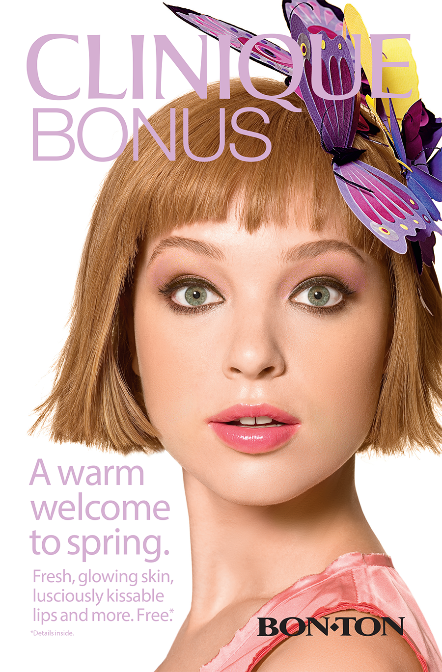 Spring Glowing skin make up campaign for clinique by ondrea barbe