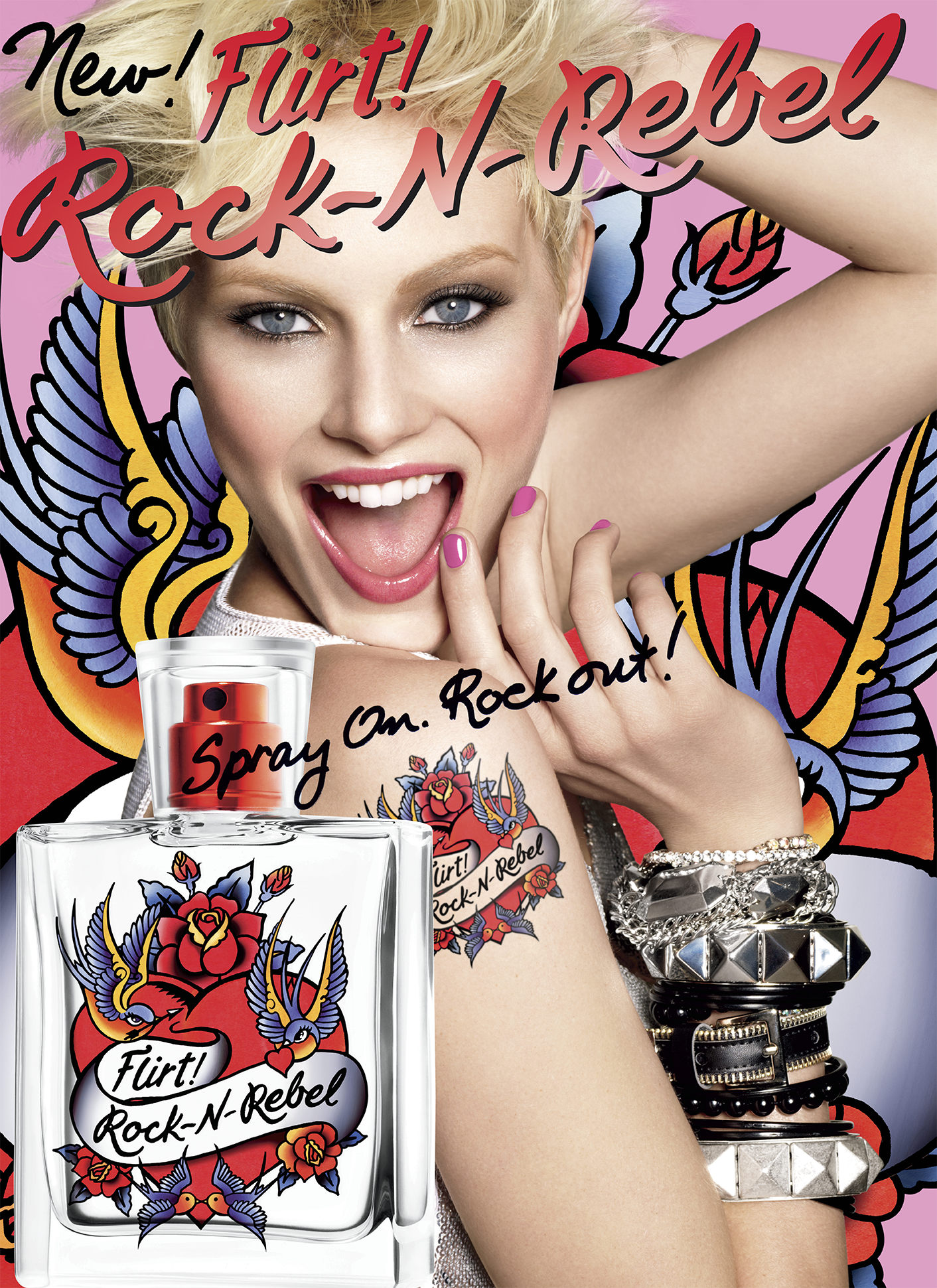 commercial portrait created for perfume brand featuring wild and free women who are confident