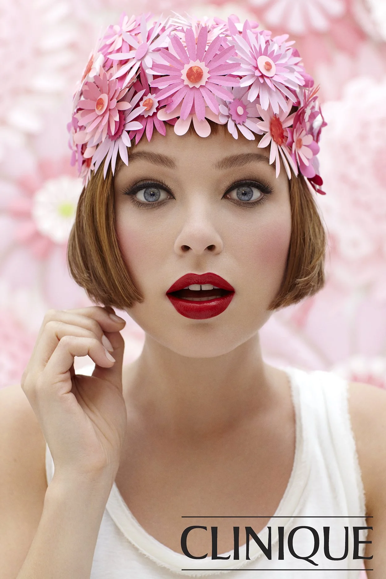 Spring make up trends featuring Heloise Guerin