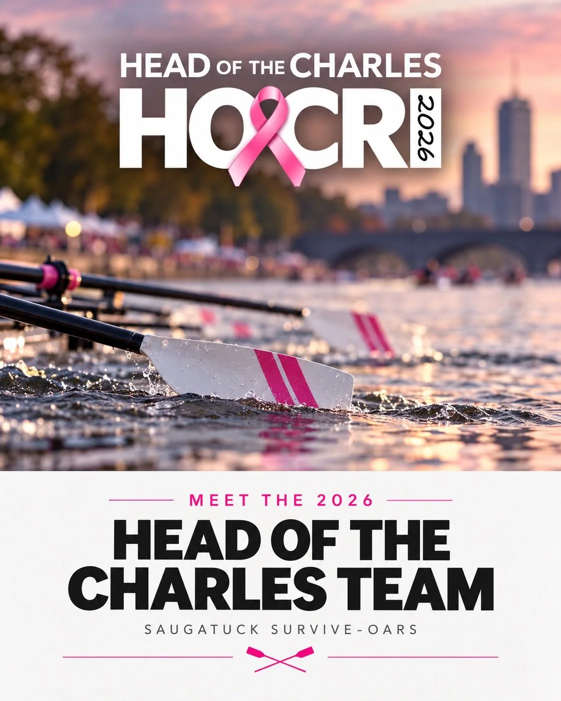 (Reposting again because I&rsquo;m half blind without my glasses and made mistakes 🤓)

Introducing Saugatuck SurviveOARS 2026 HEAD OF THE CHARLES CREW (and their support staff) ‼️

They&rsquo;ve trained for 3 months, 6 days a week. Their strength an