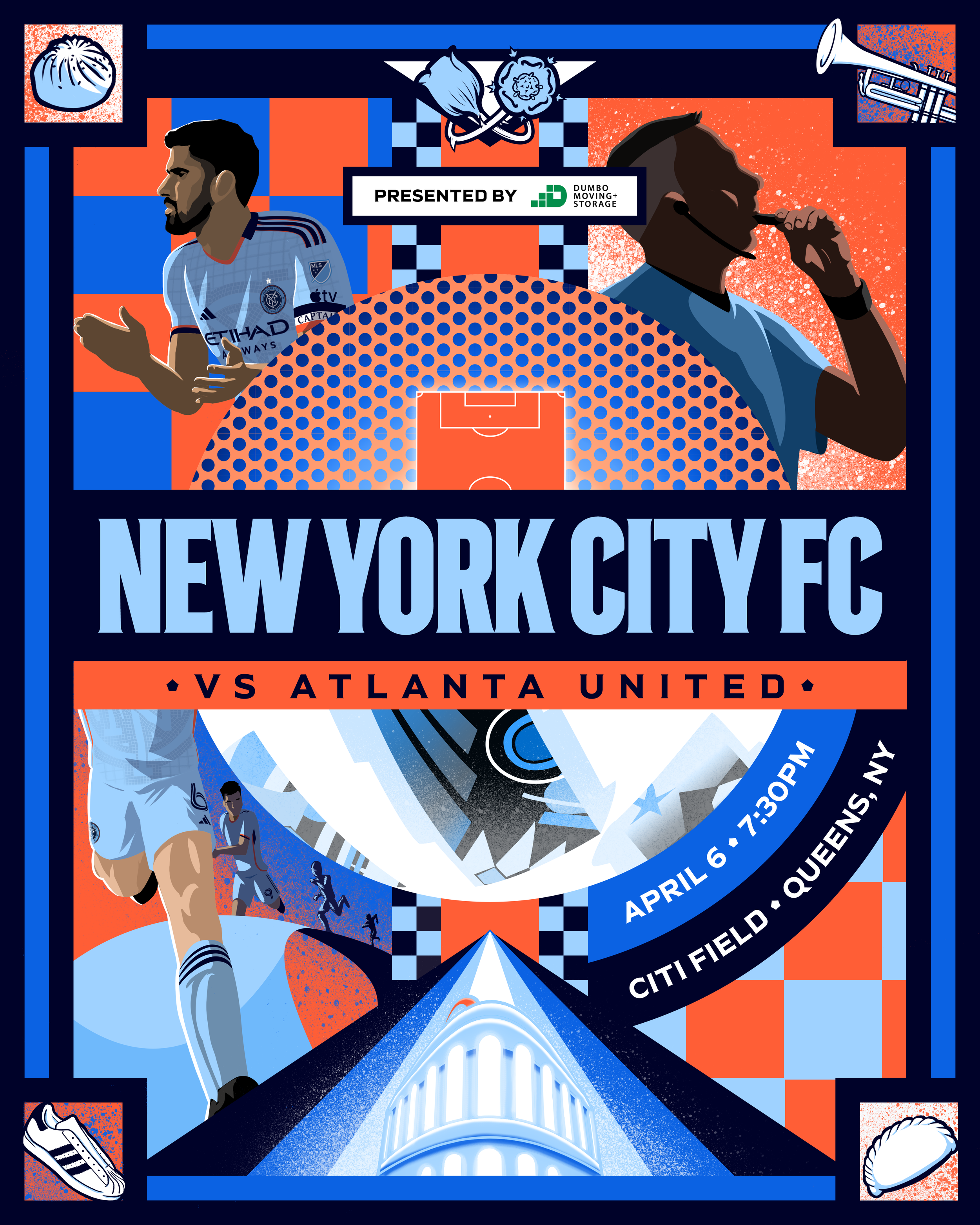 New York City FC regular season match day illustration