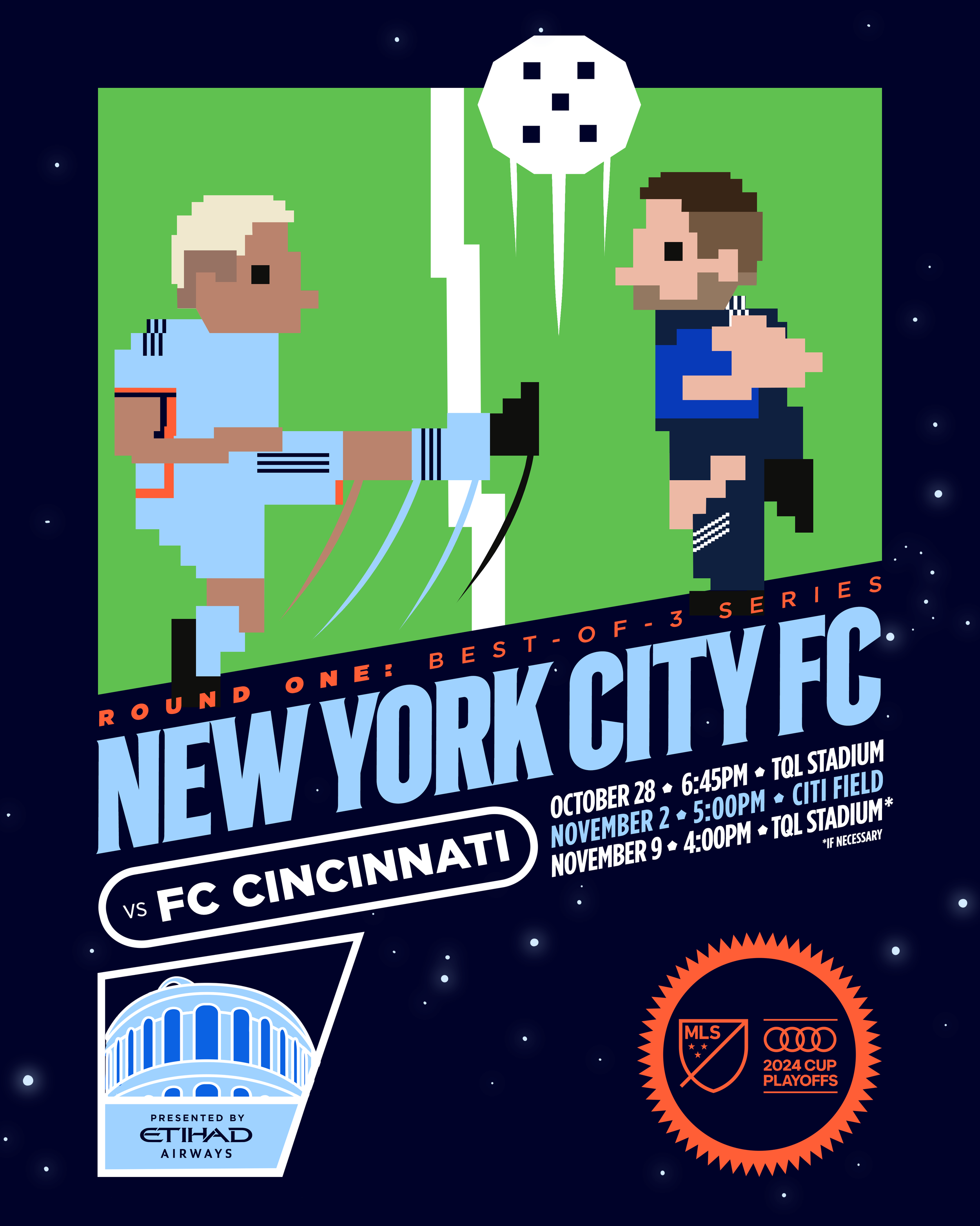 Playoff illustration for New York City FC socials