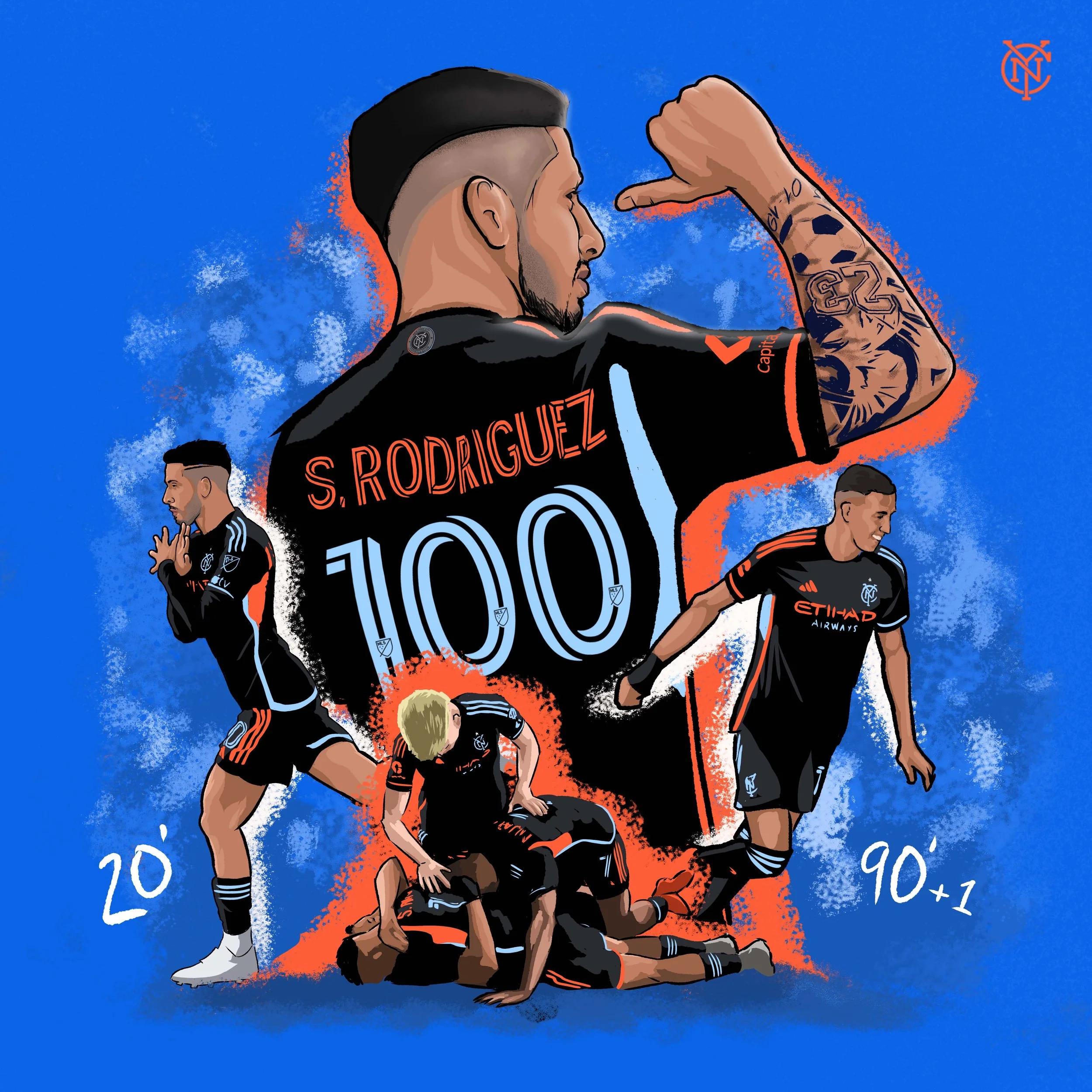 Reactive illustration for New York City FC