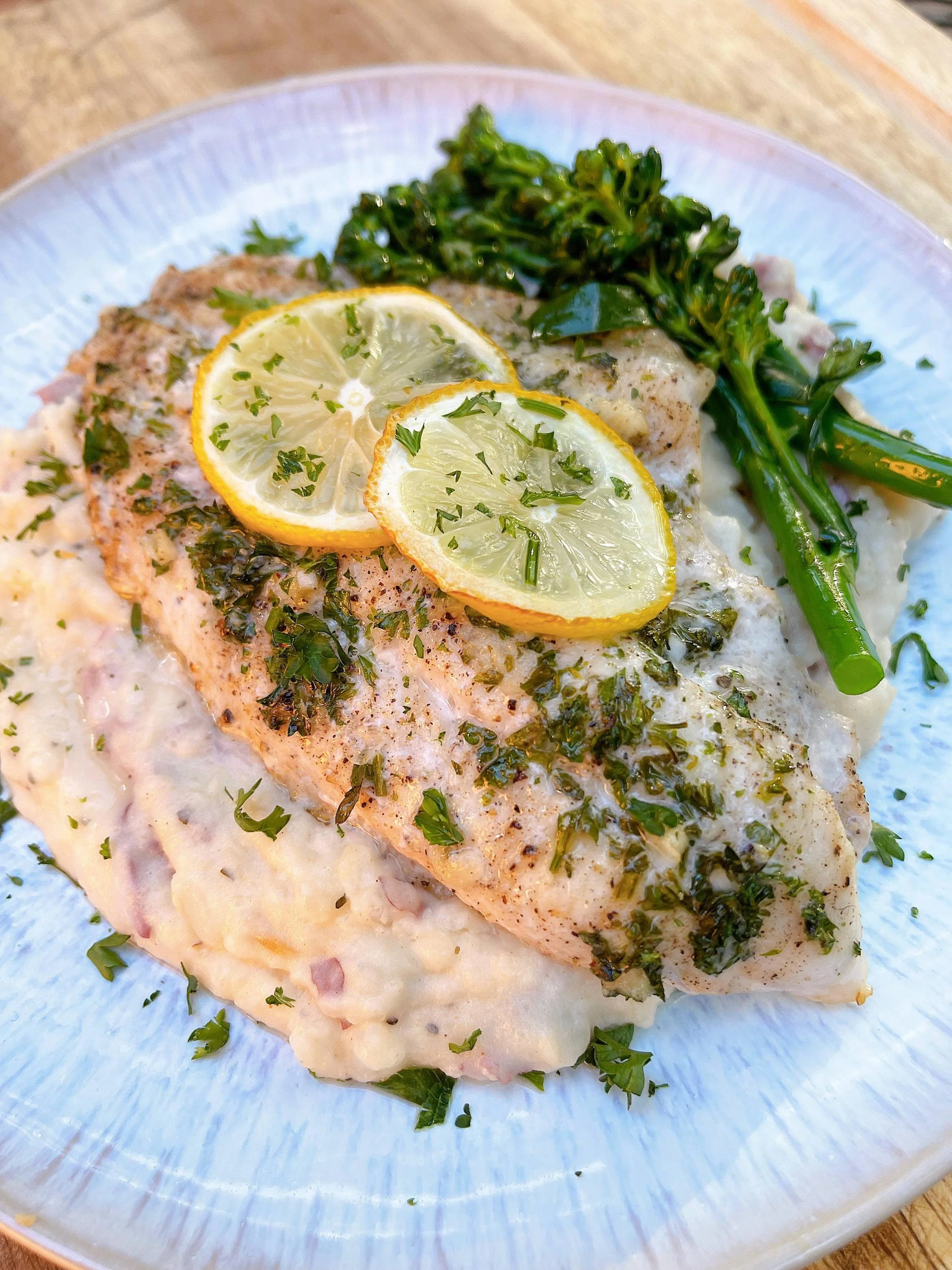 Lemon Garlic Catfish with Creamy Mashed Potatoes — The Catfish Institute