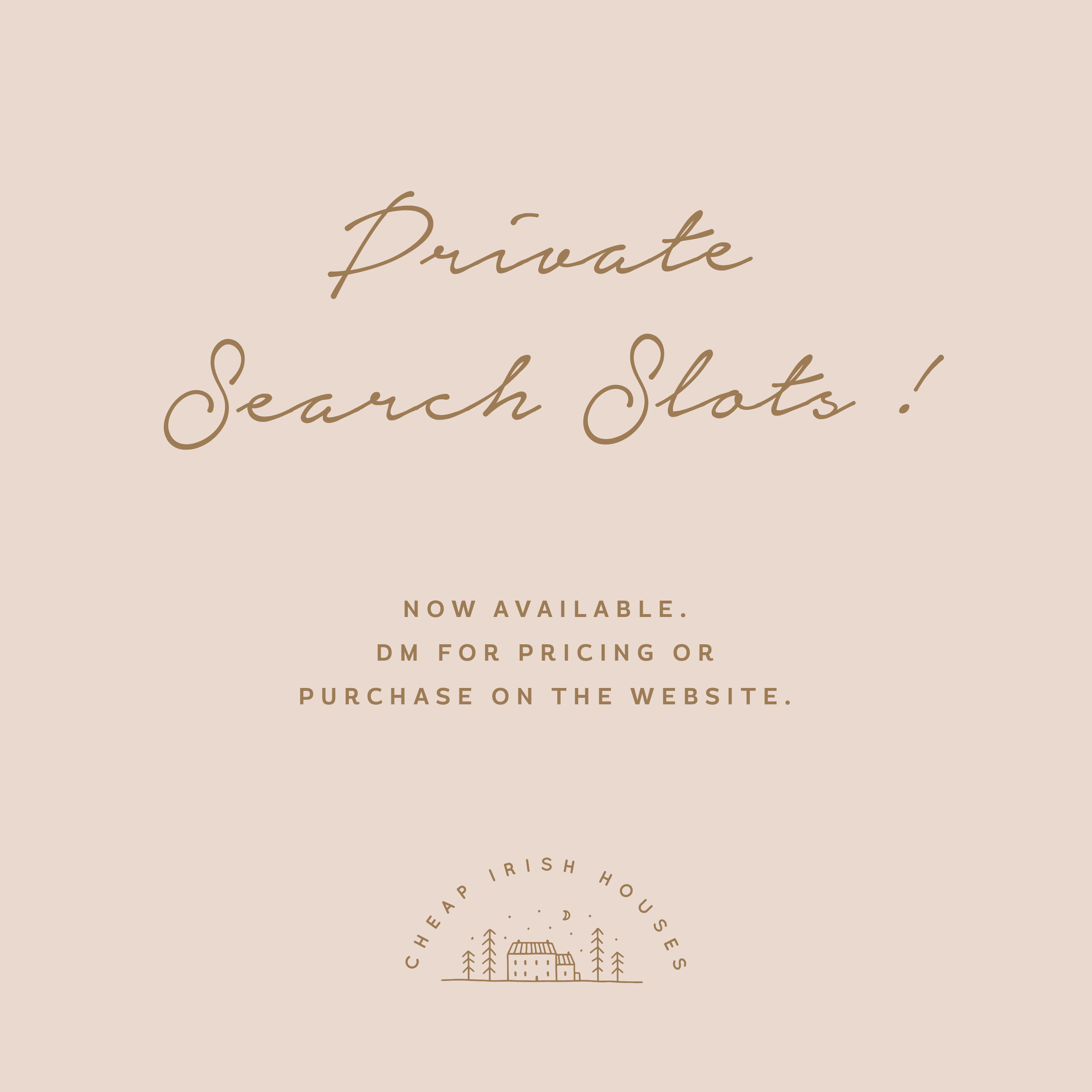 Book A Private Search Slot