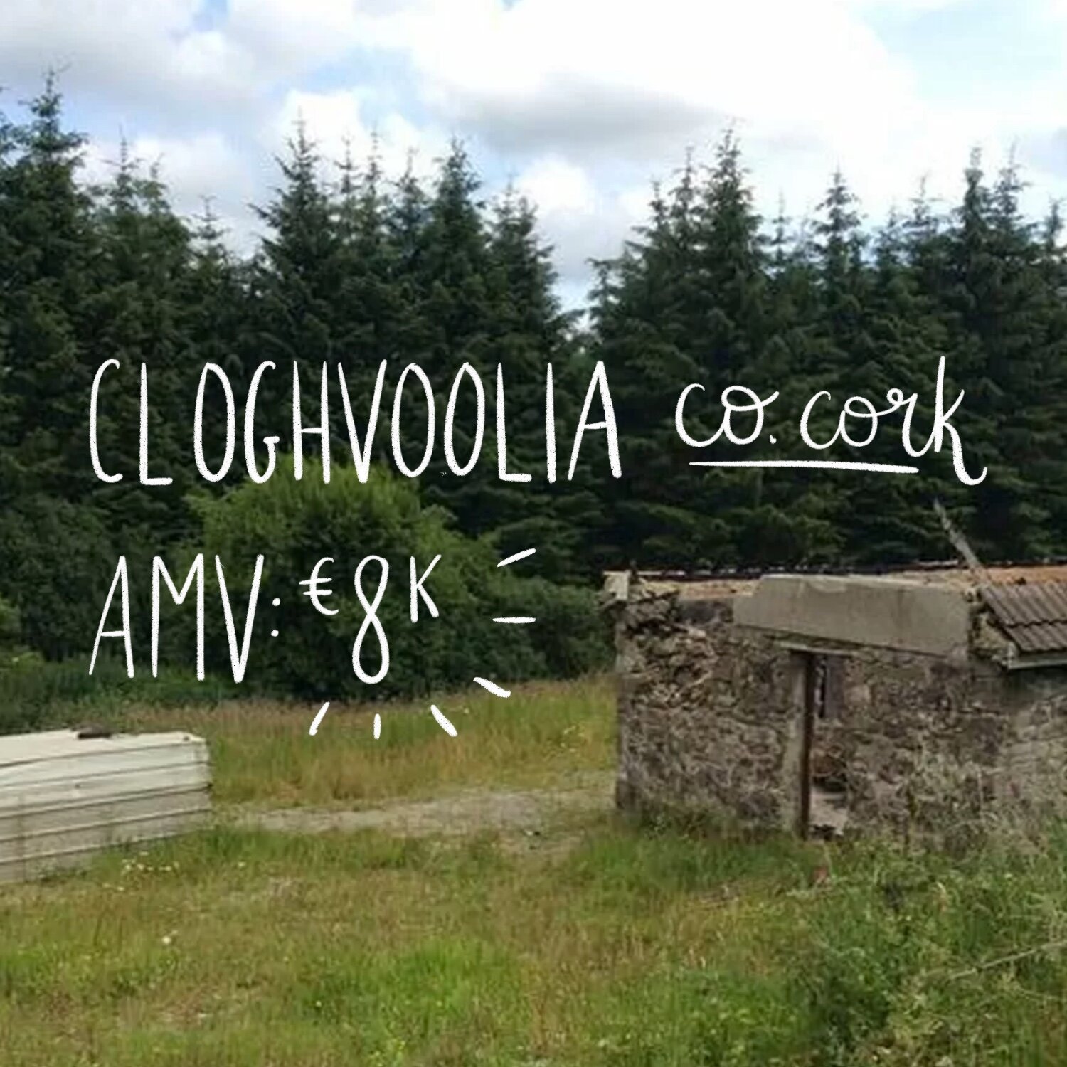 Cloghvoolia, Killavullen, Mallow, Co. Cork. €8k