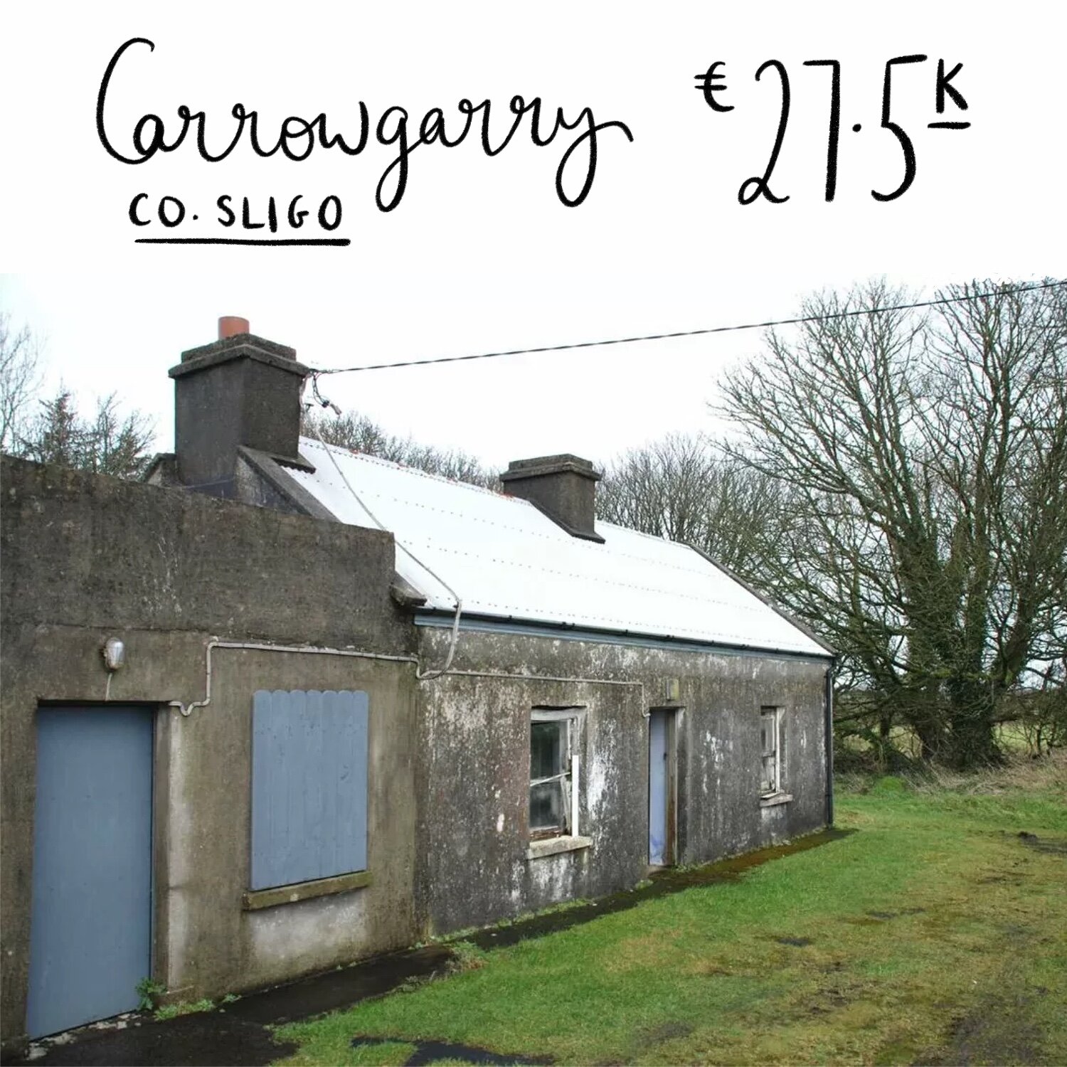 Carrowgarry, Enniscrone, Co. Sligo. €27.5k