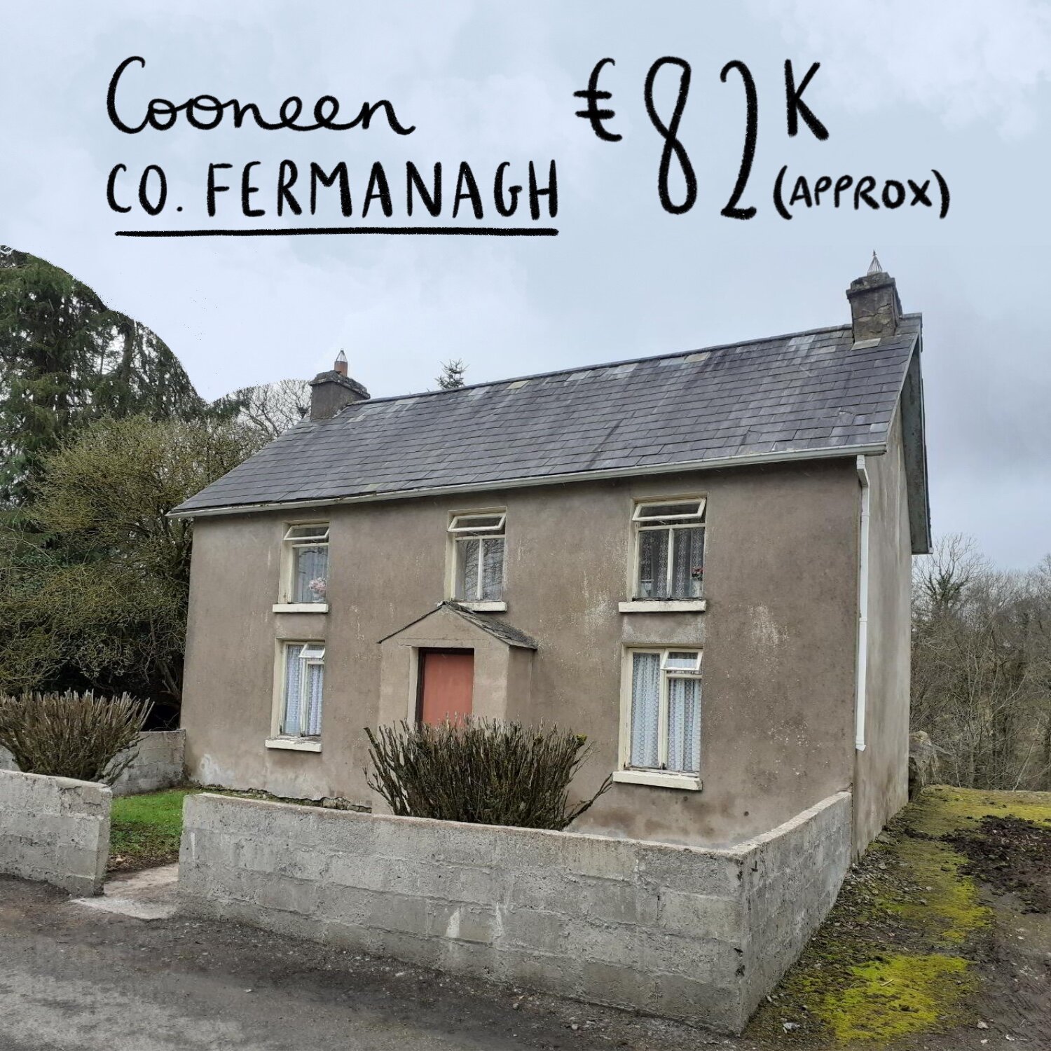 Cooneen, Co. Fermanagh. €82k