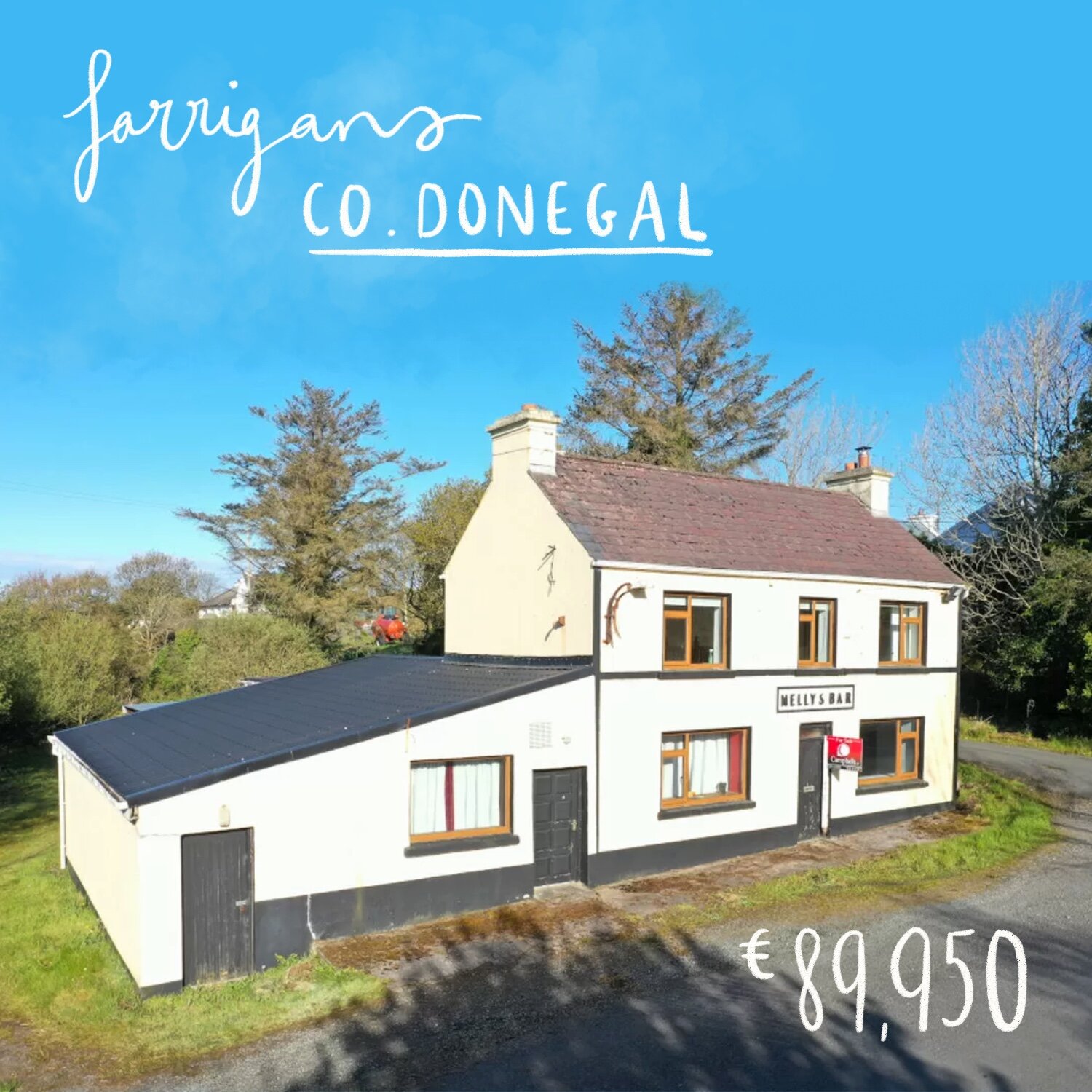 Farrigans, Lettermacaward, Co. Donegal. €89,950