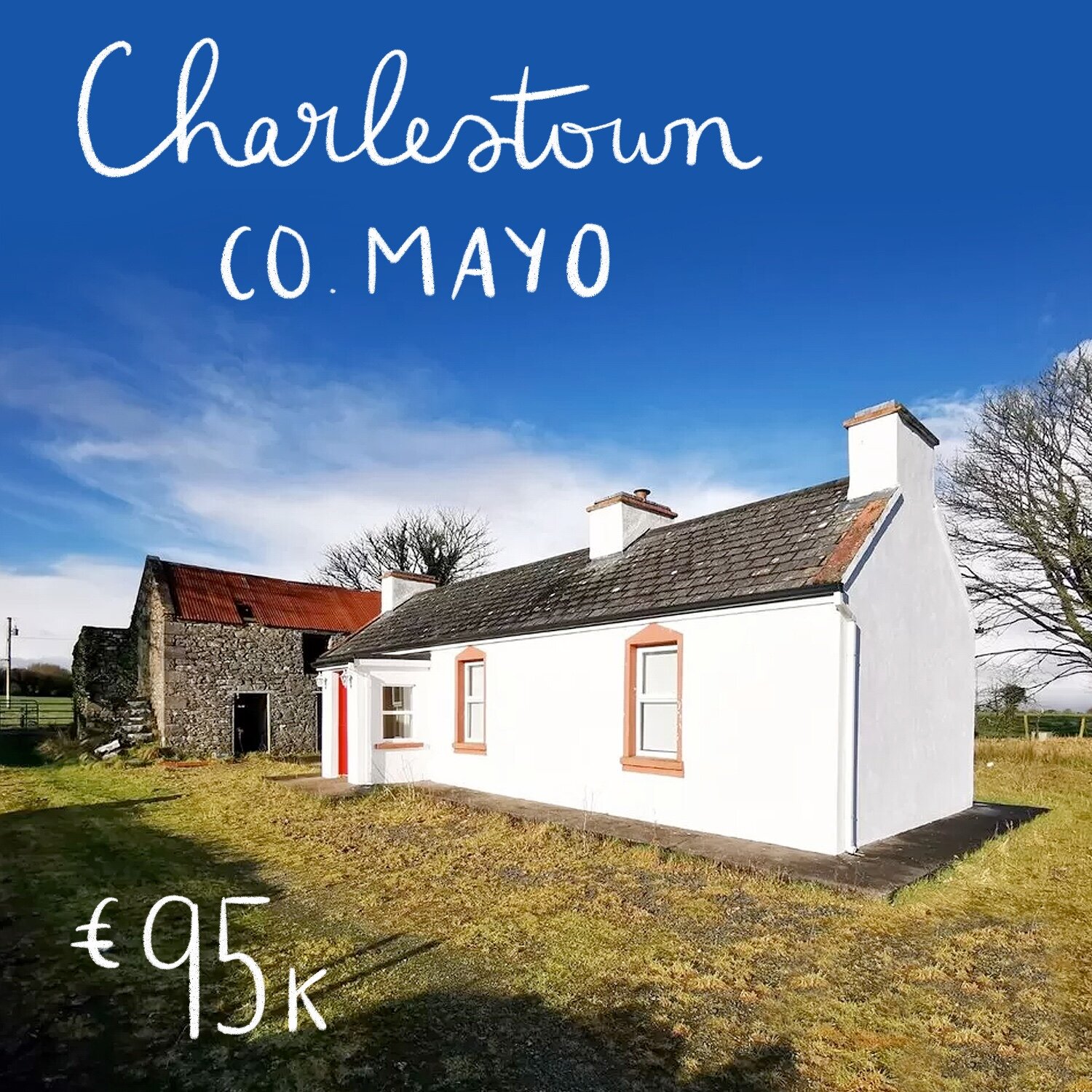 Broher, Charlestown, Co. Mayo. €95k