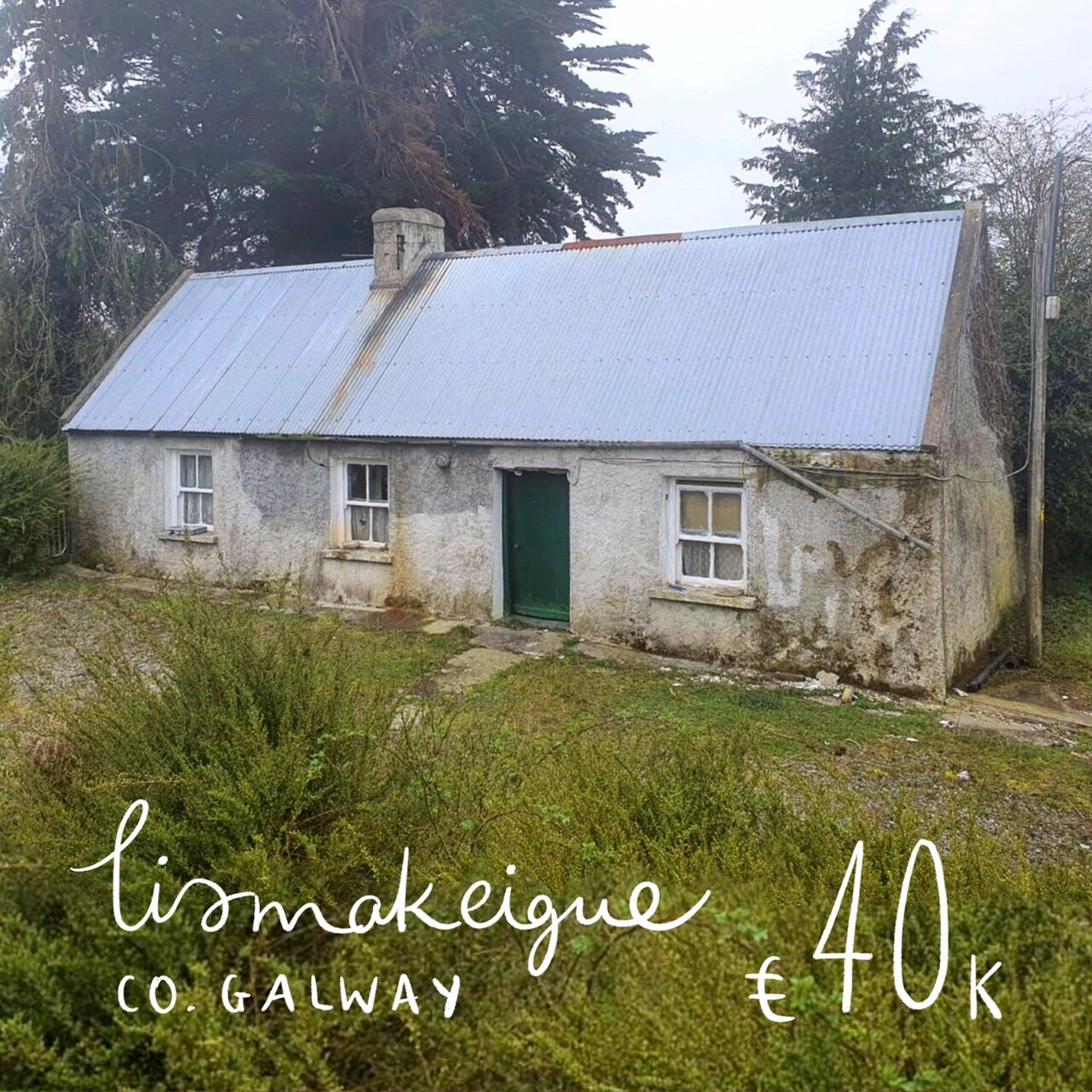 Lismakeigue, Ballinasloe, Co. Galway. €40k
