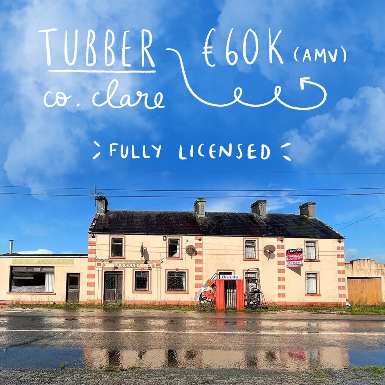 Tubber, Co. Clare. €60k AMV