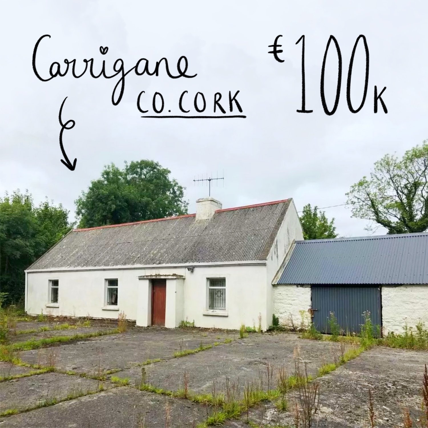 Carrigane, Co. Cork. €100k