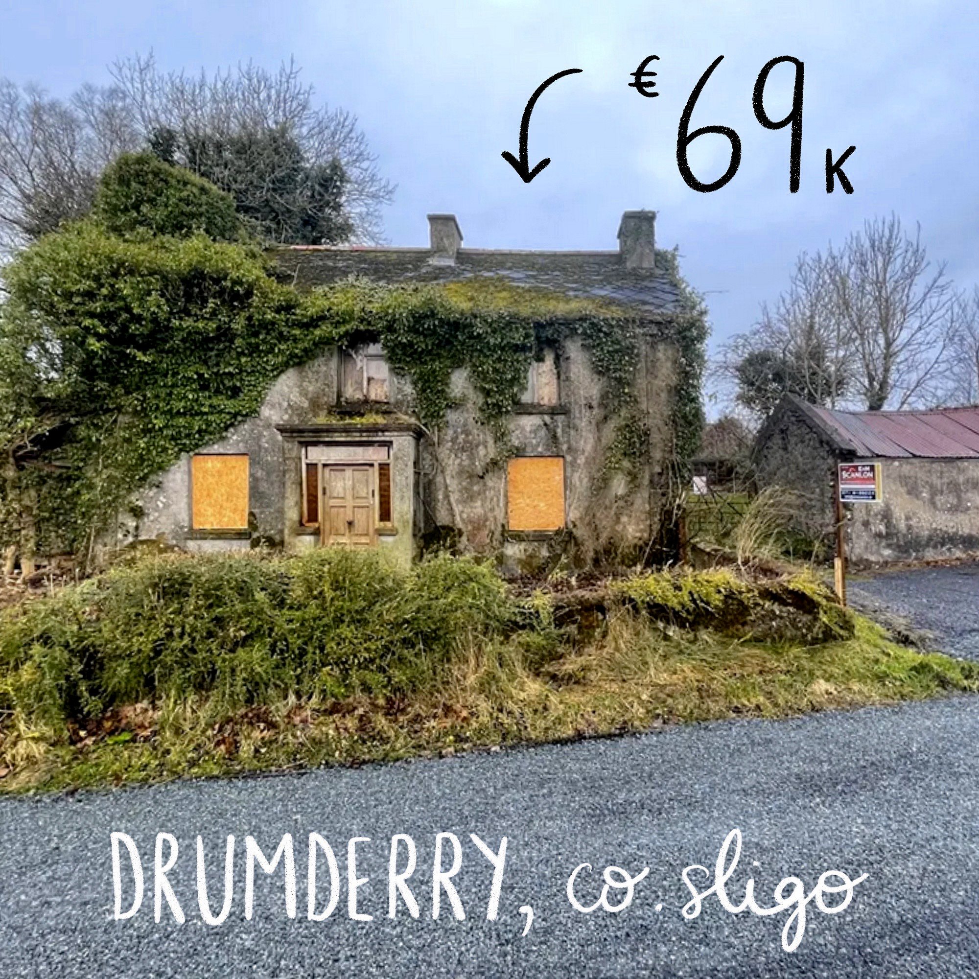 Drumderry, Castlebaldwin, Co. Sligo. €69k