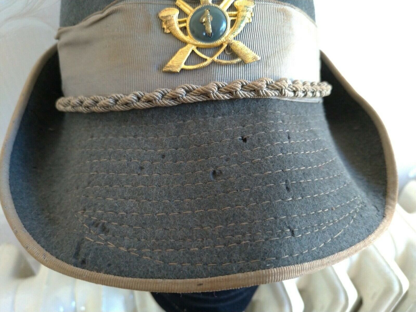 Cappello Alpino Guardia di Finanza GDF Grigioverde — Antiqueboutiqueshop