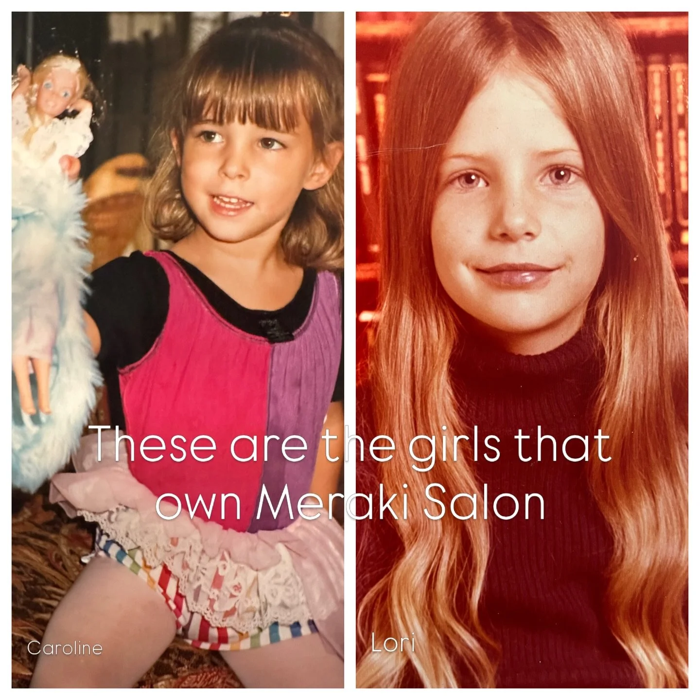 We&rsquo;re hopping on the trend 🫶
From childhood dreams to your dream hair 💫
Meet the little girls behind Meraki 

Which picture is your favorite?!