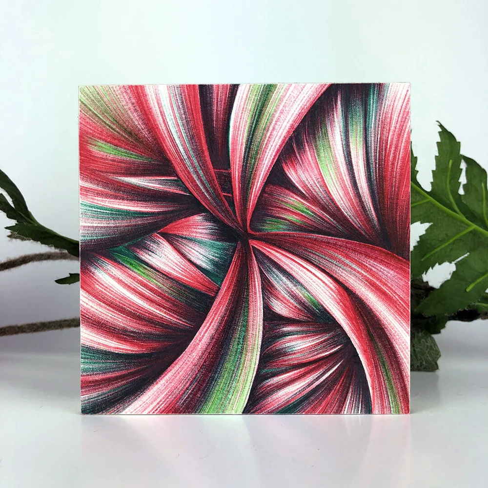 Abstract Ballpoint Pen Drawing Wrapped — Jennifer Mullin Ballpoint Pen  Artist Author