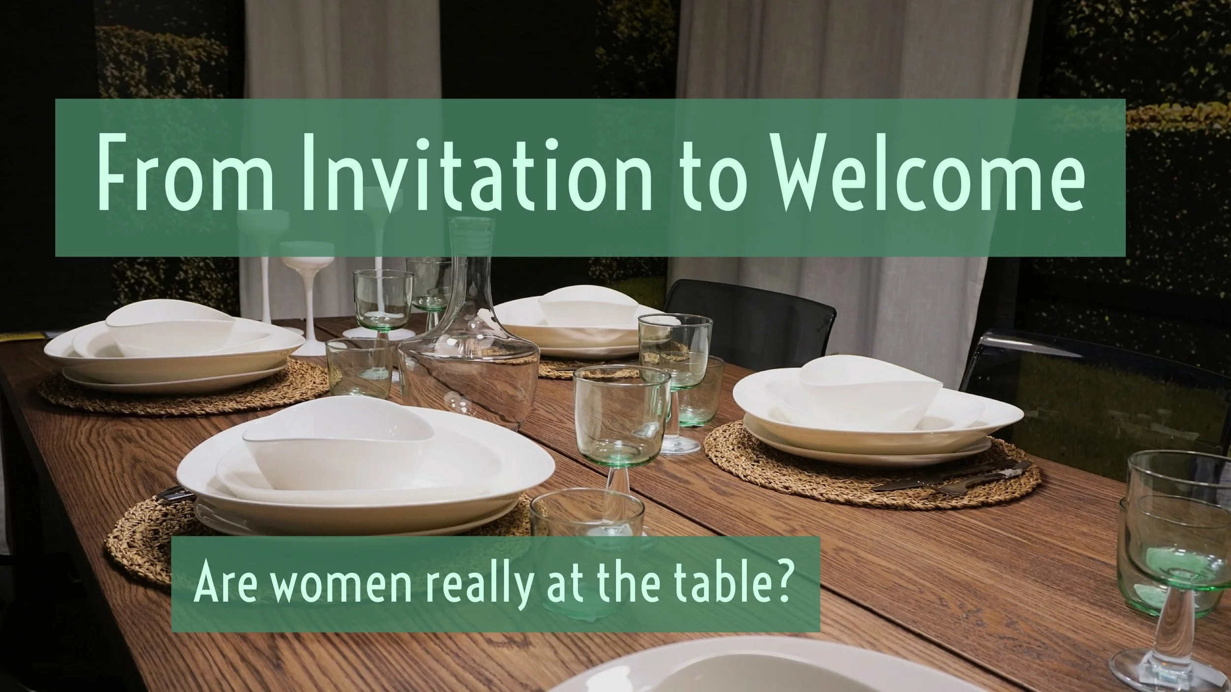 From Invitation to Welcome