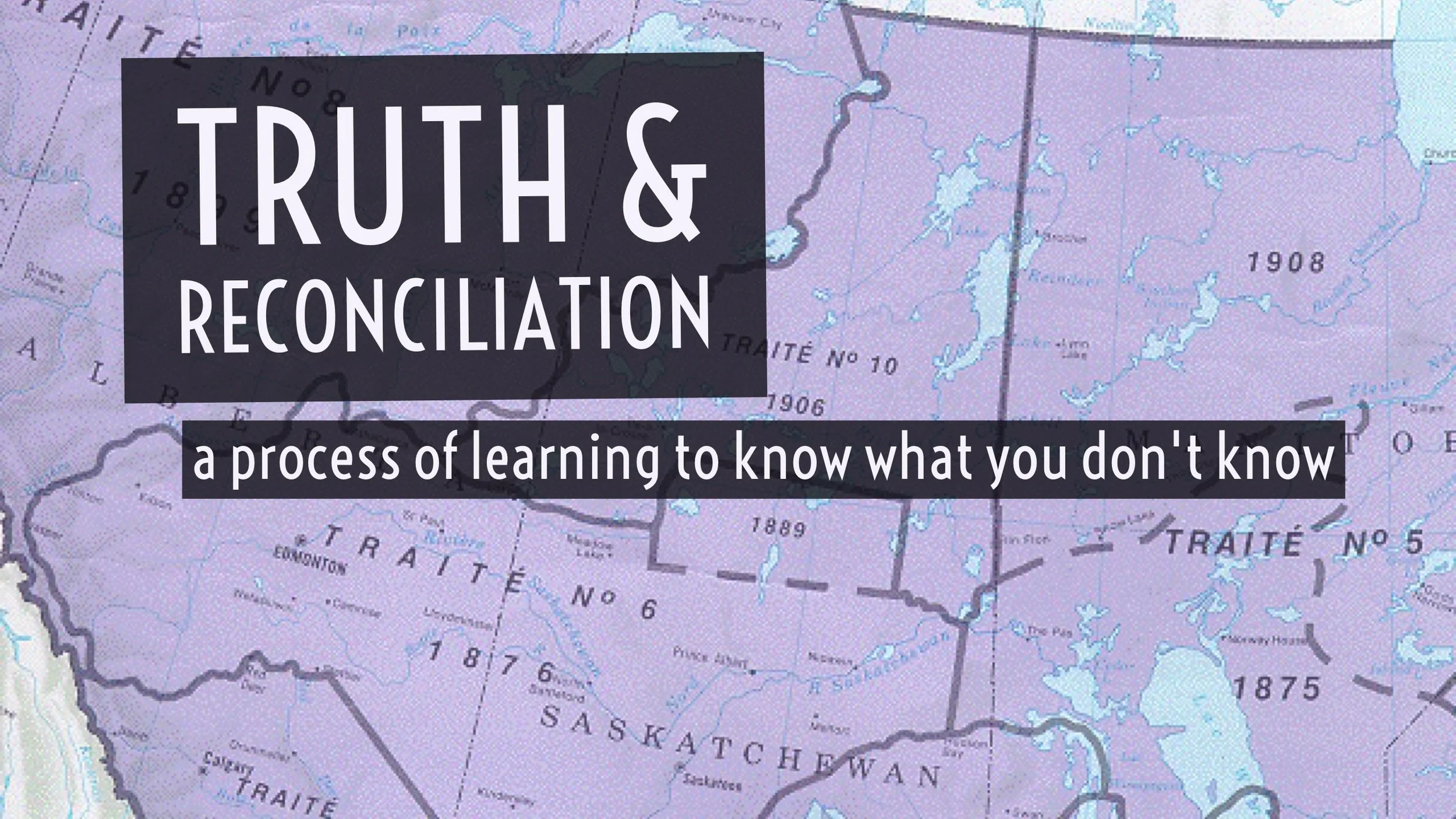 Truth & Reconciliation: a process of learning to know what you don't know
