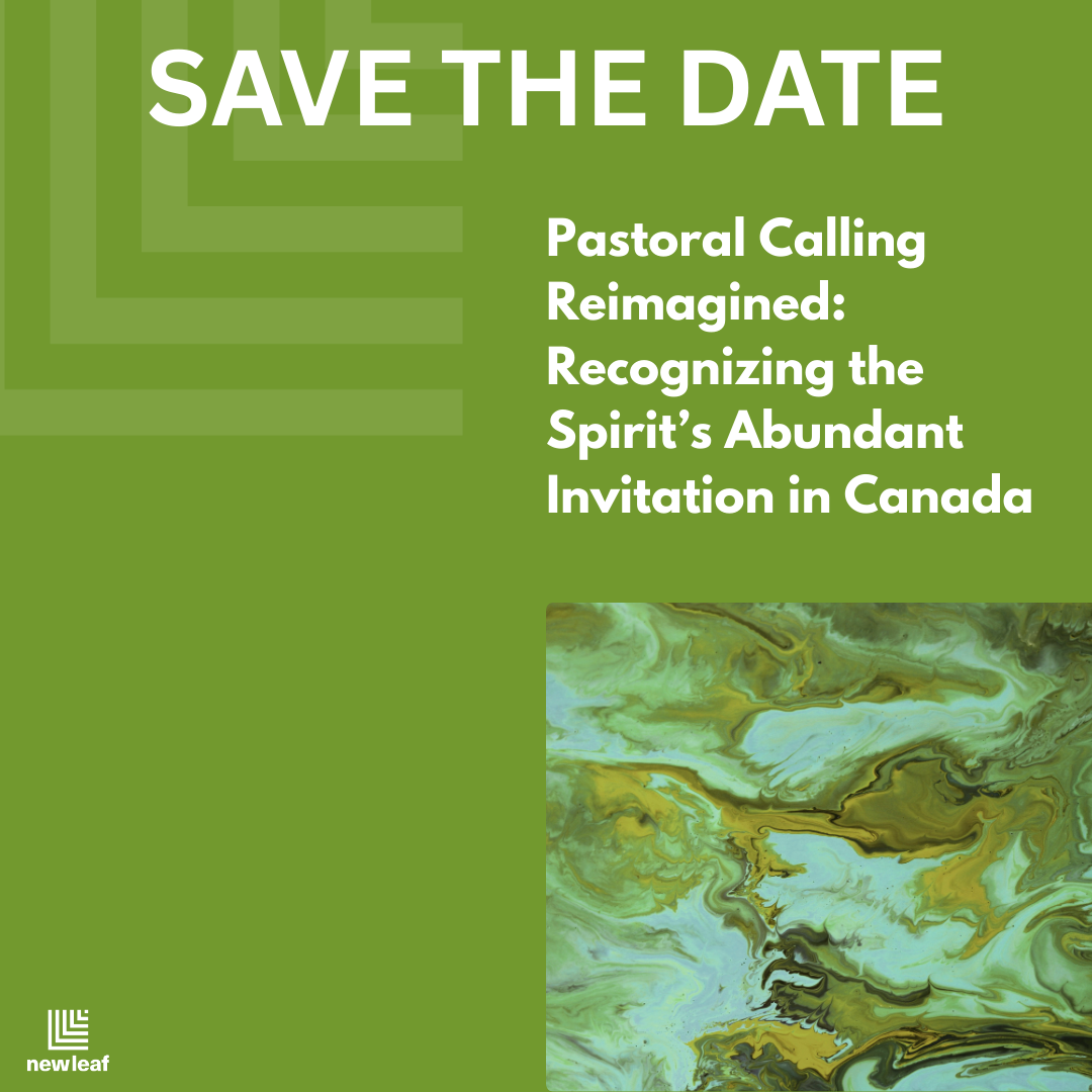 SAVE THE DATE: Brampton Book Launch - Pastoral Calling Reimagined