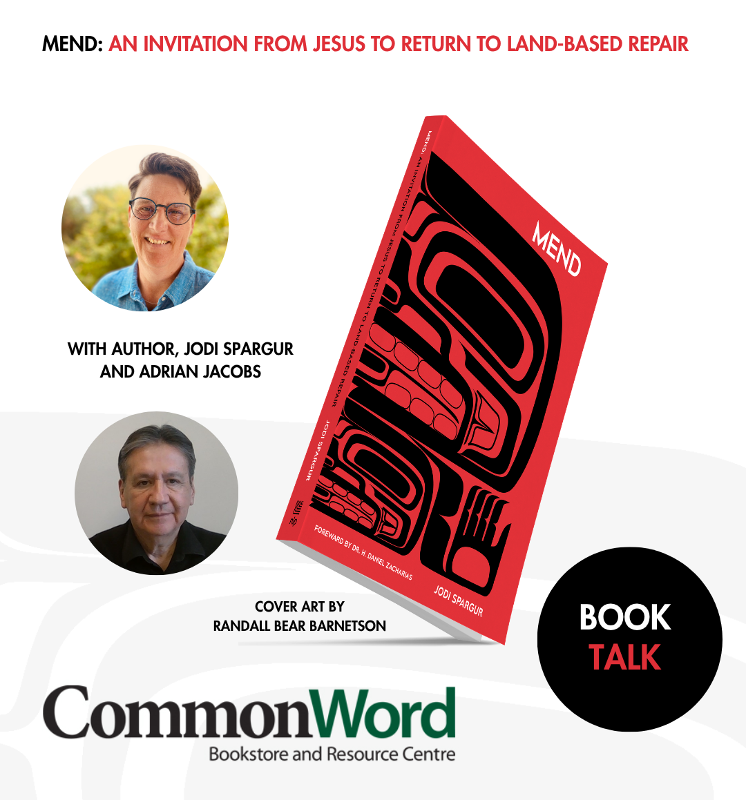 Mend in Winnipeg - Free Book talk
