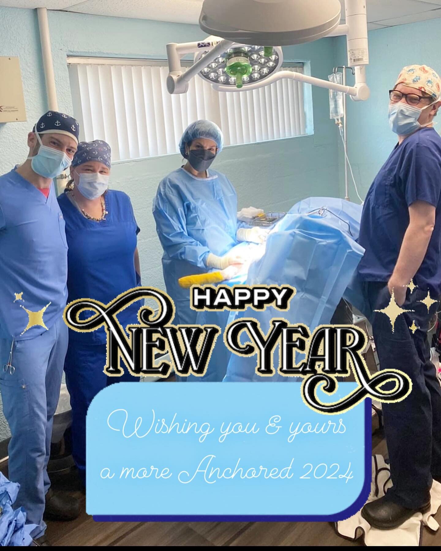2023 was an exciting year of connection &amp; growth for Anchor! 

After 3 years of troubleshooting pandemic, health issues, non-compete, etc while doing mobile surgery, we were FINALLY free to practice without extreme limitations!

This was an &ldqu