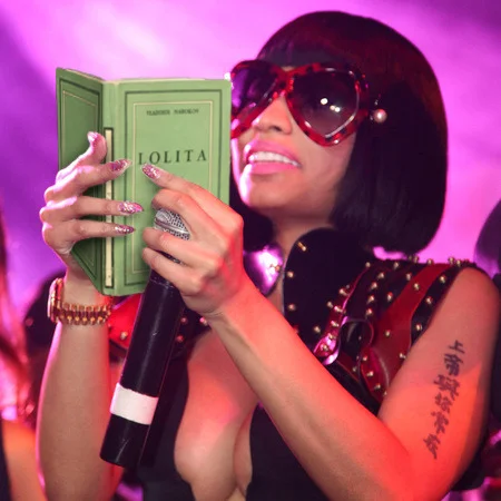 “Stupid hoes is my enemy. Stupid hoes is so whack. Stupid hoe shoulda befriended me. Then she coulda probably came back. It was love at first sight, at last sight, at ever and ever sight.” Nicki Minaj ft. Vladimir Nabokov