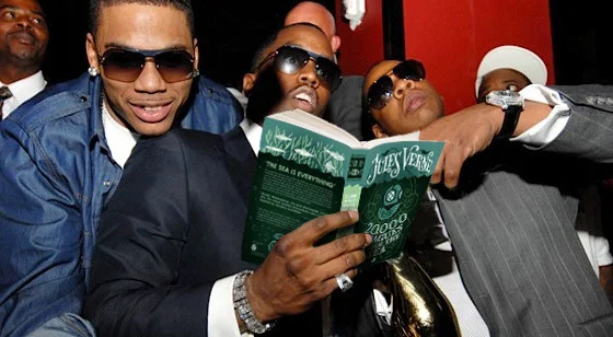 ”Young, black, and famous, with money hangin out the anus. The human mind delights in grand conceptions of supernatural beings.” Puff Daddy ft. Jules Verne