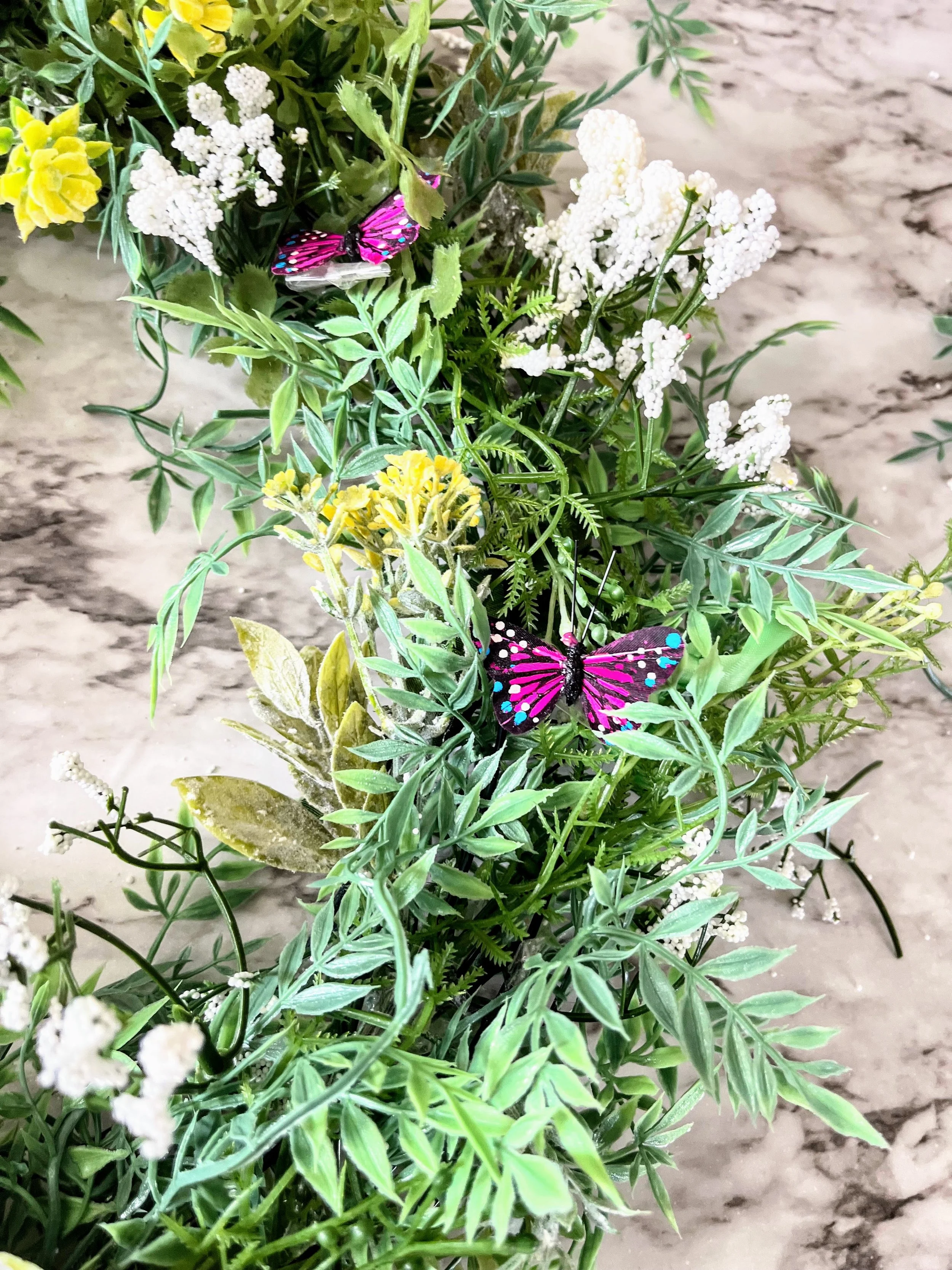DIY Spring Wreath — Unpolished Ponderings