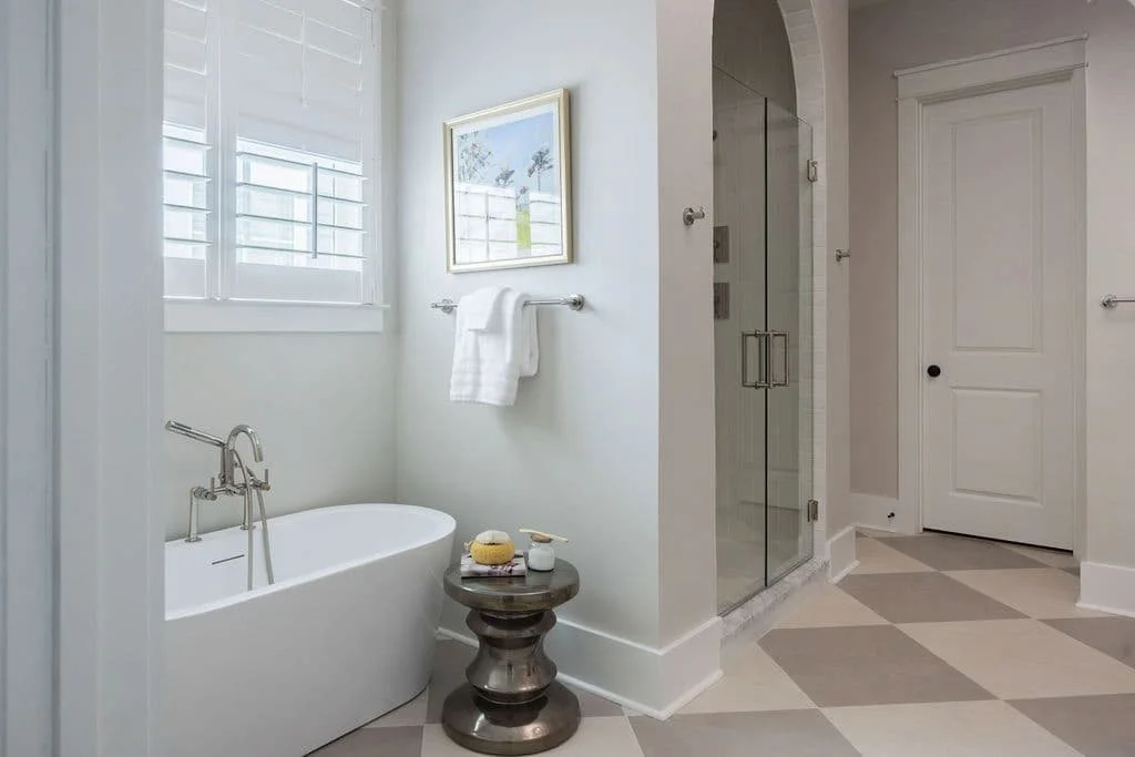 Bathroom remodel (after photograph)