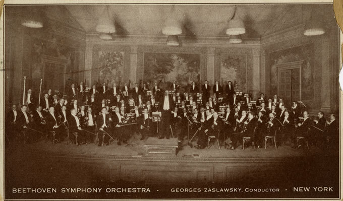 the Beethoven Symphony Orchestra, New York