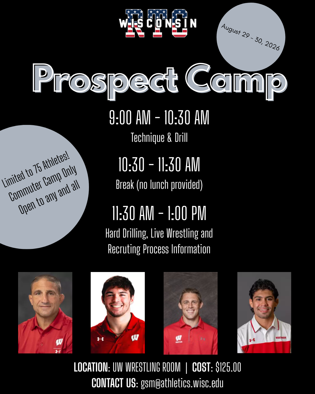 WRTC Prospect Camp — Wisconsin Regional Training Center