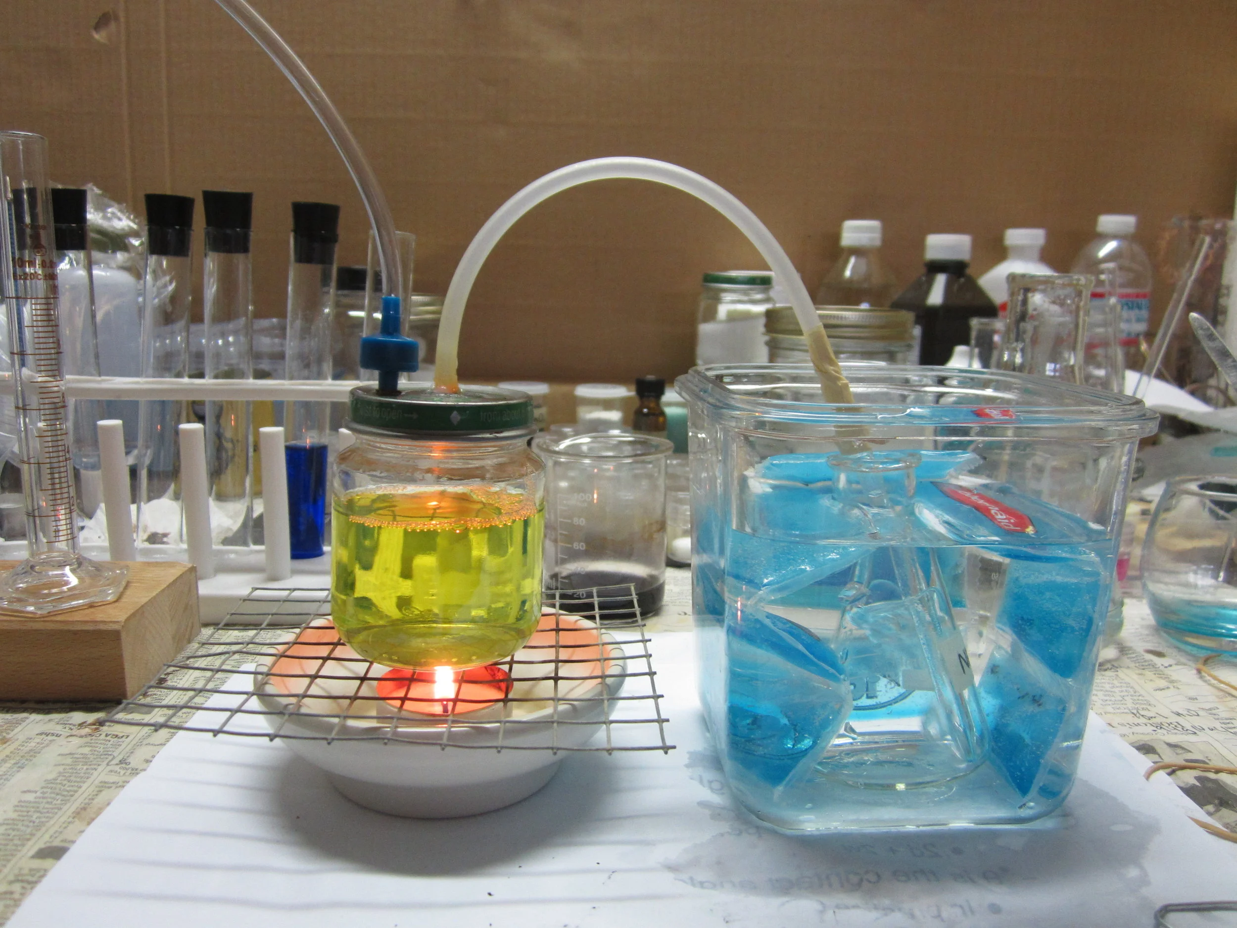  Working in my garage coincided with my participation in chemistry competitions, which culminated in me representing the USA at the  45th International Chemistry Olympiad  and receiving a gold medal. 