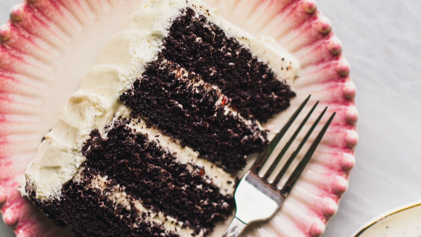 Double Chocolate Cake with Raspberry Jam