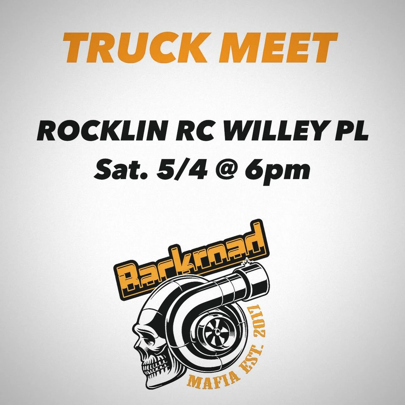 We are throwing a truck meet for our VP @b1gcountry_97! He is moving on to his next chapter in life, in Idaho. Adam has been a huge part in keeping this club going! Let&rsquo;s send him off right and make this meet big! Looking forward to seeing ever