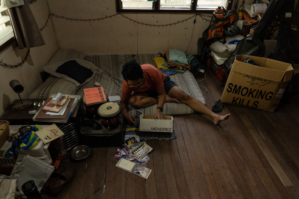  Mano says the mess in his room indicates his disposition, whether he's in a manic or depressive state. "I know that I'm not stable when I look at my room and it's too cluttered. There are days when I don't have the energy to clean up and even take a