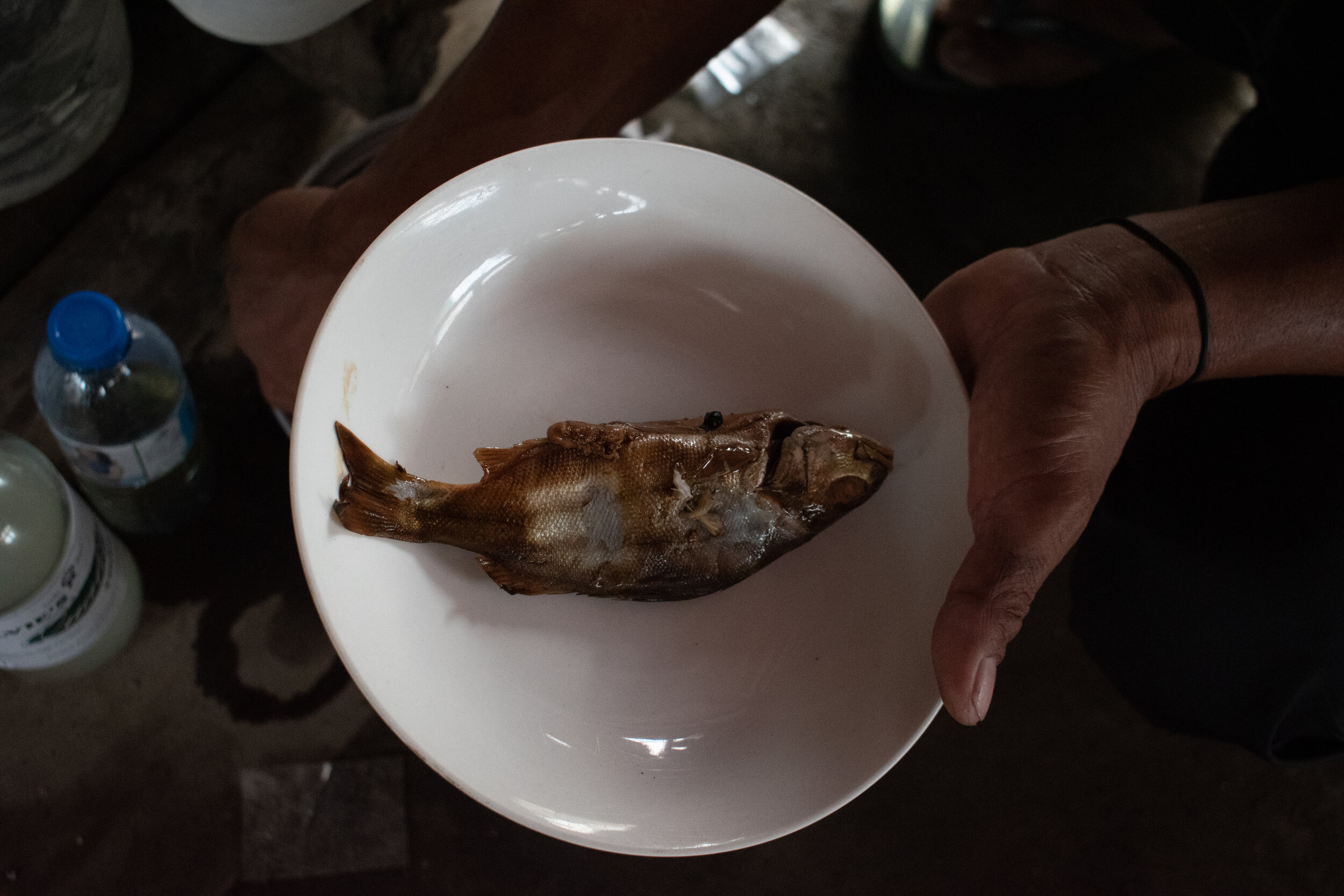  Eduardo earns between P300 to P500 daily from his catch, but on a bad day, this could go down to zero. His wife Maricris Dela Cruz makes sure there’s enough money to buy food, while saving whatever they can to send to their children in Bulacan. If a