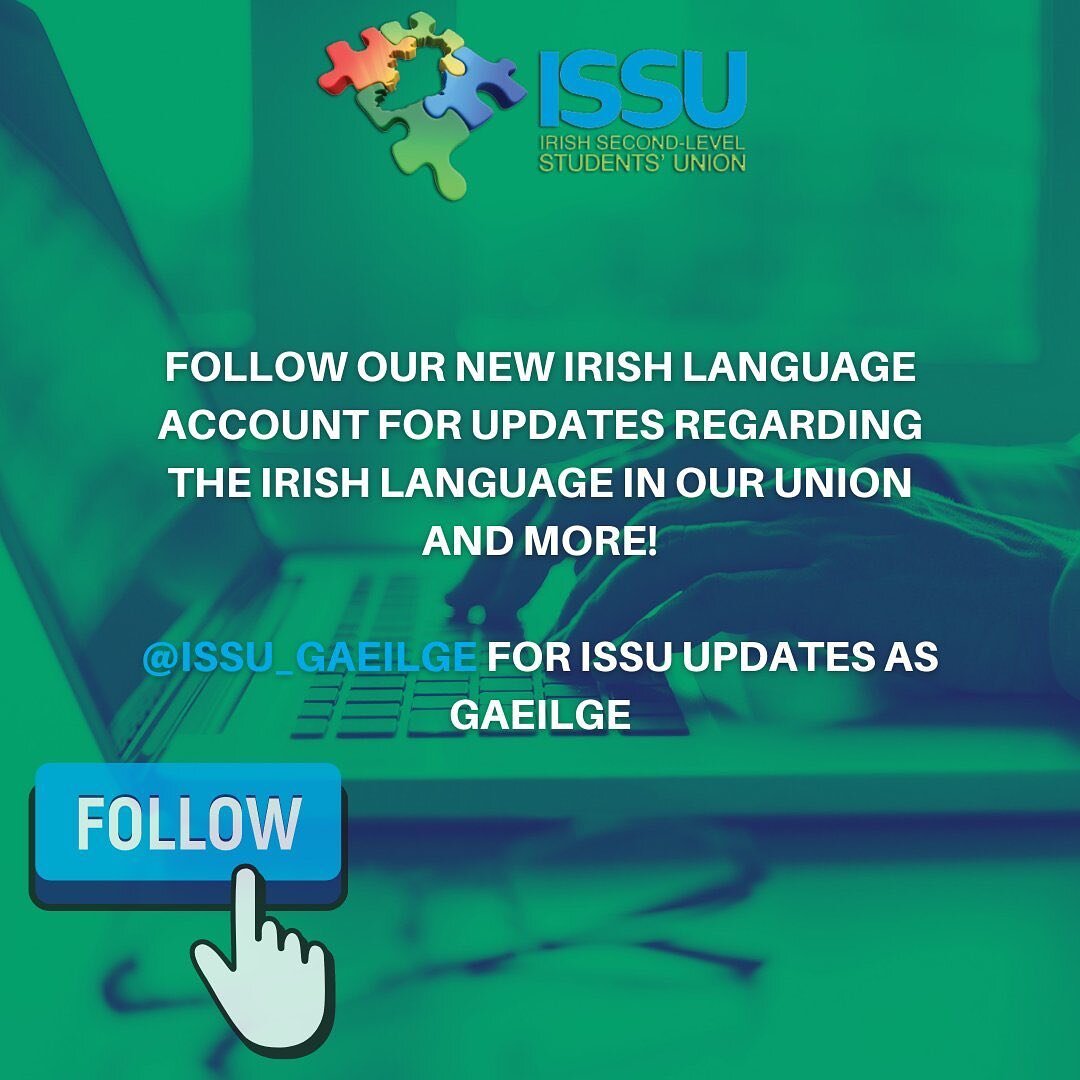 Do you want to stay up to date on our work?
Follow our new Irish Language twitter @ISSU_Gaeilge le haghaidh eolais faoin nGaeilge san Aontas agus n&iacute;os m&oacute;!📣