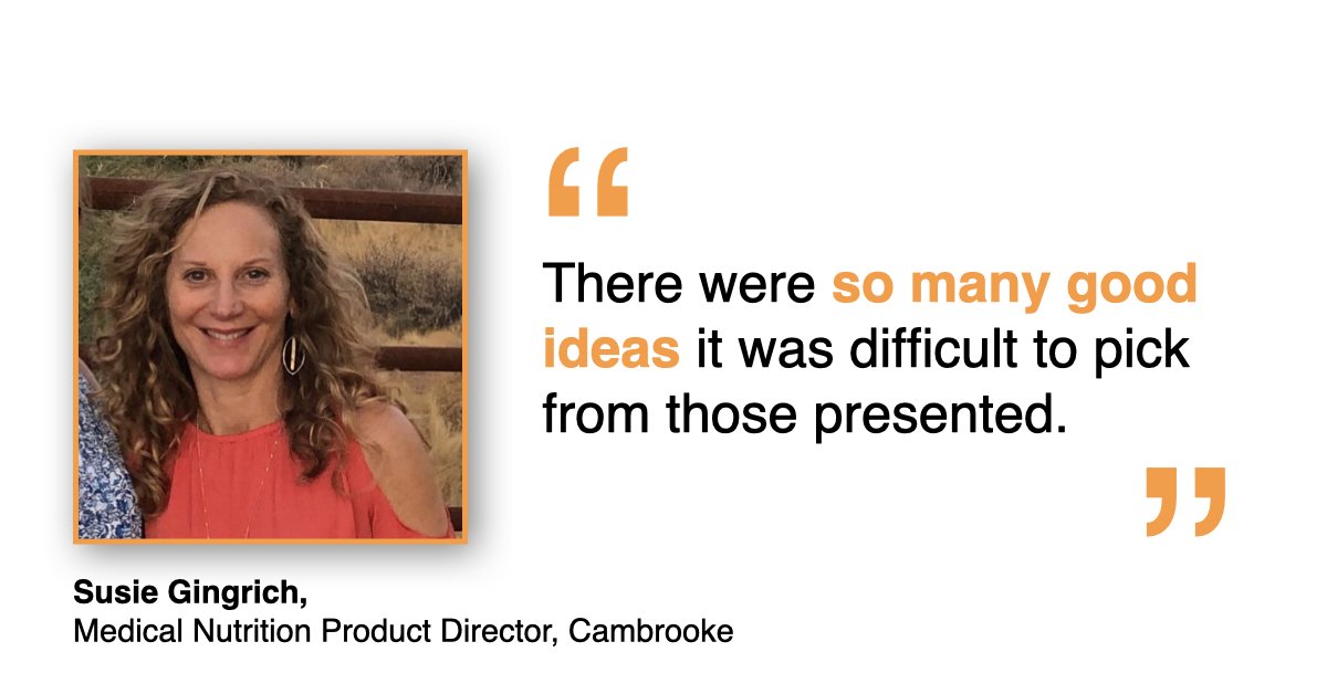 Susie Gingrich, Medical Nutrition Product Director, Cambrooke