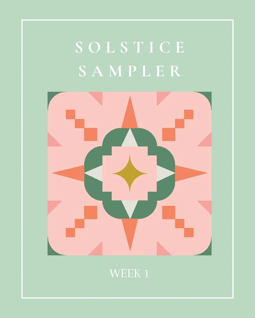 It&rsquo;s finally here &mdash; the Solstice Sampler has officially begun! 🎉
I&rsquo;m kicking things off with my own block, and I can&rsquo;t wait to see what you all make. This event is one of my favorites every year, and the creativity from this 