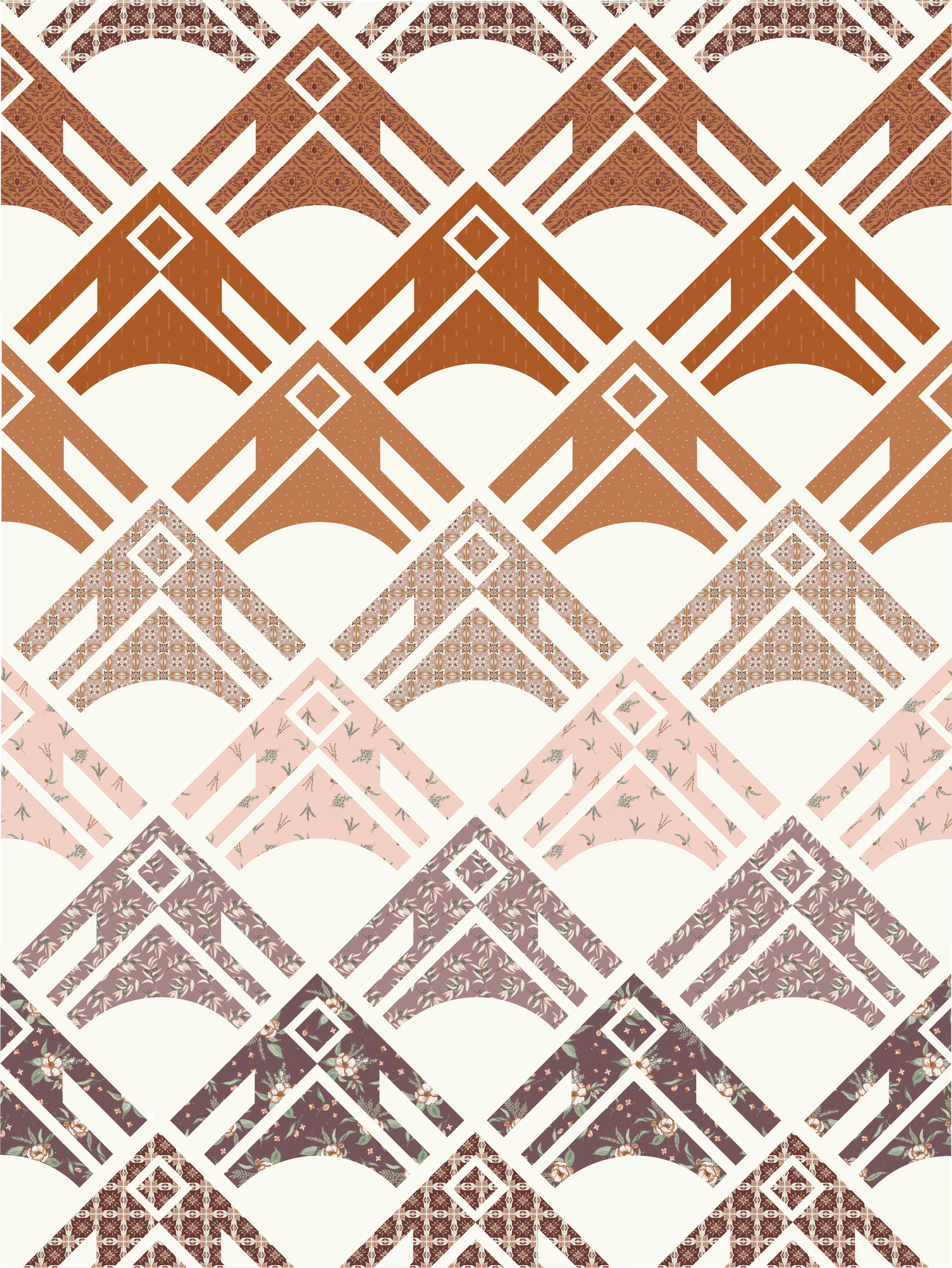 Persephone Quilt Kit - Olive Grove Warm