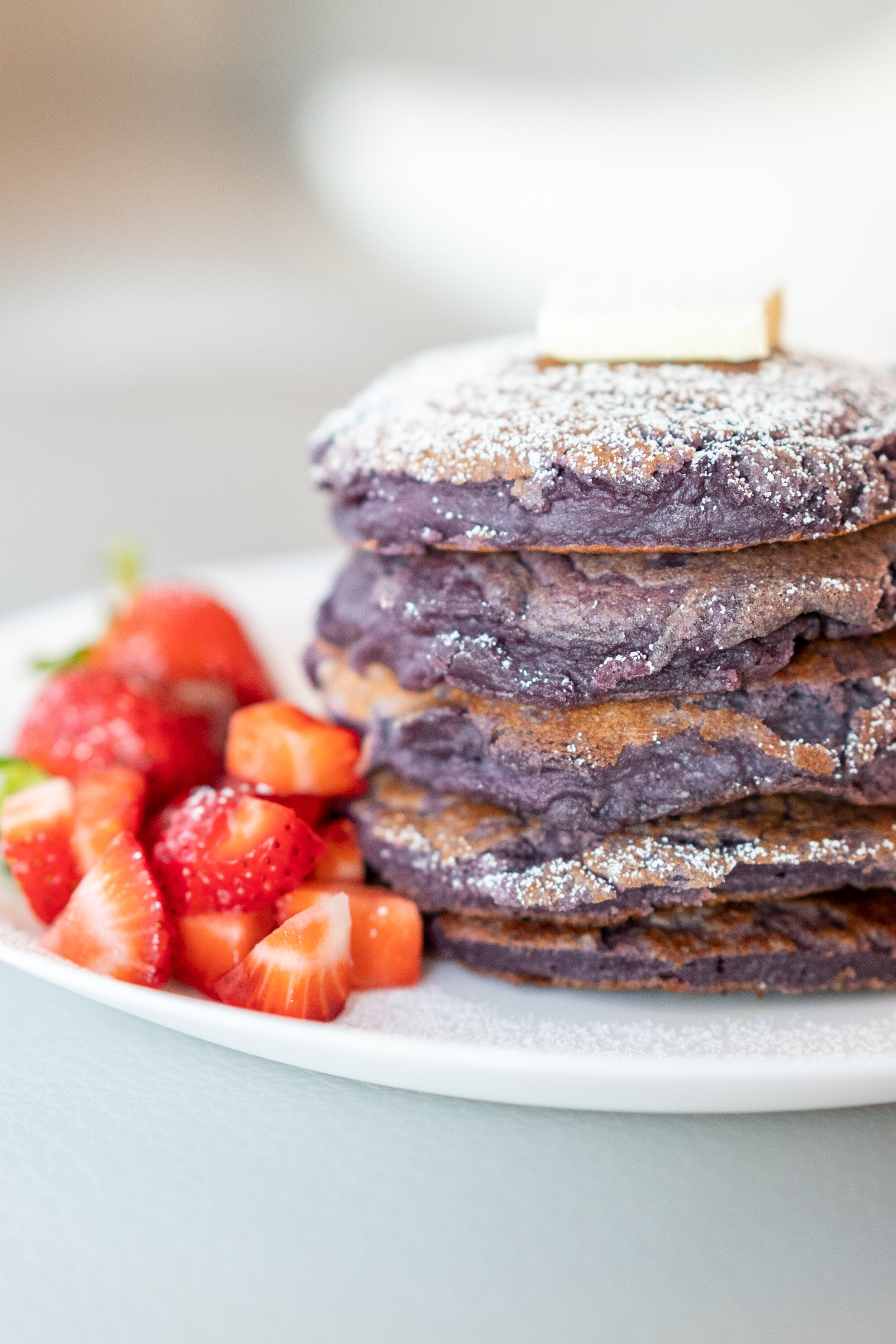 Ube Mochi  Pancakes