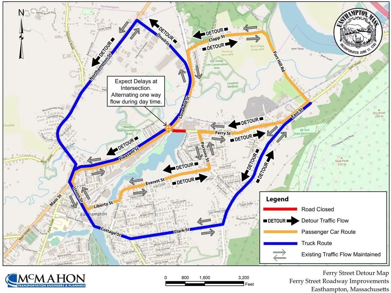Easthampton Secures $3.5 million MassWorks Grant to Improve Public Infrastructure