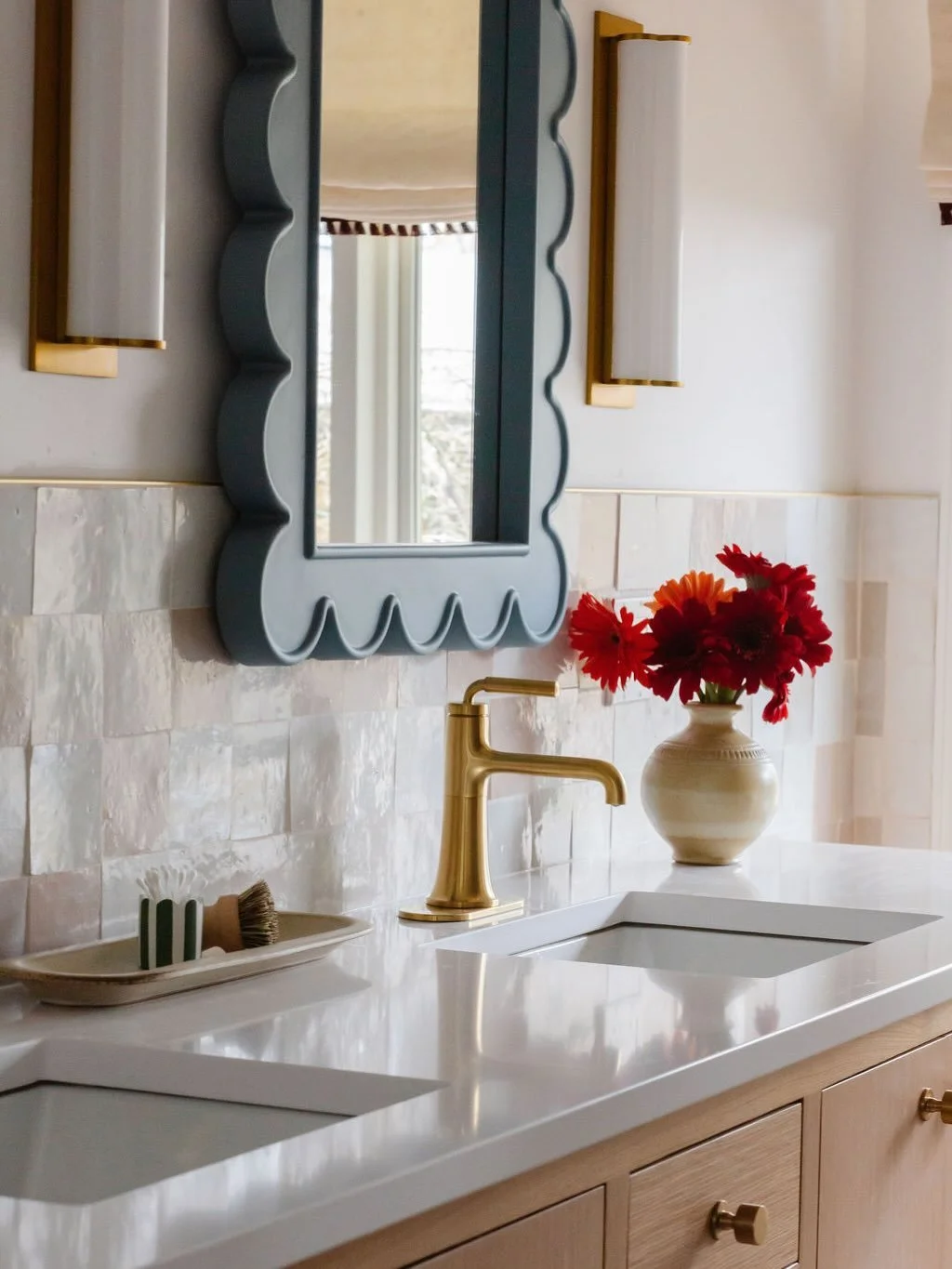 Colorful, playful details bring a whimsy charm to the space&mdash; designed to grow and change right along with the kids. 🤍

Photography by @katelynrosefoto 

#bathroomdesign #KidsBathroom #WetRoomDesign #InteriorDesign #pittsburghdesign