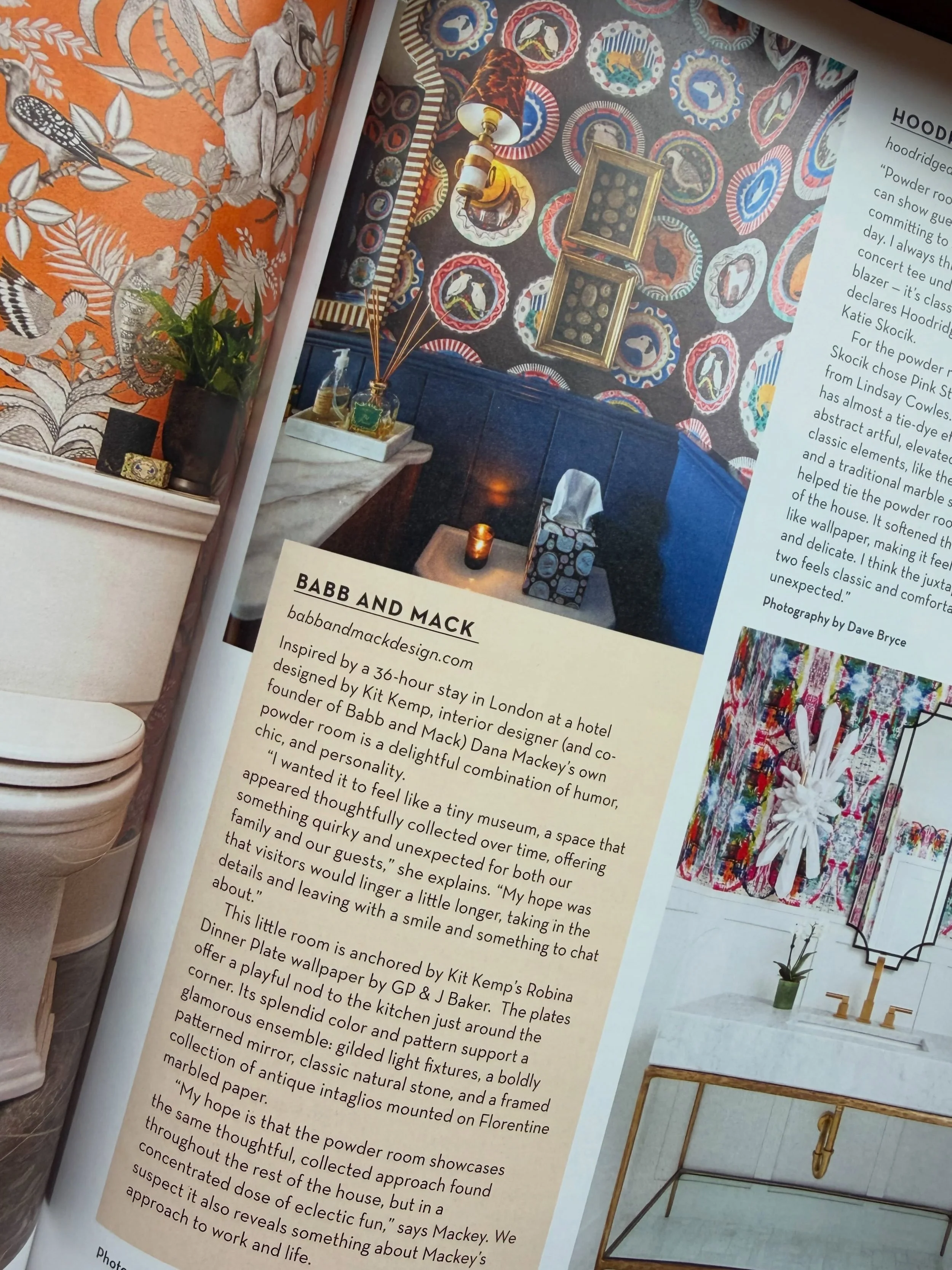 Dana&rsquo;s first floor powder room was featured in this season&rsquo;s issue of @tablemagazine_westernpa!  We&rsquo;ll be sharing photos of this charming and playful space in the coming days!  Thanks to @erinashkelly for capturing it so beautifully