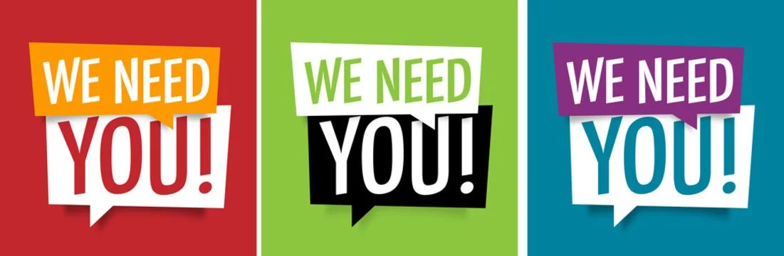 November 2022 - We Need You