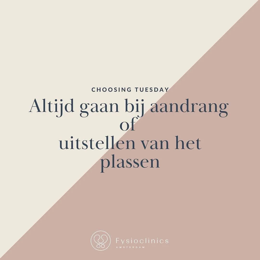 Er wordt vaak gezegd, je mag je aandrang niet uitstellen voor zowel het plassen als het ontlasten. Maar TE vaak gaan is ook weer niet goed. Zorg ervoor dat je iedere 2-3 uur gaan plassen (uiteraard geldt dit niet voor de nacht). Stel het plassen niet