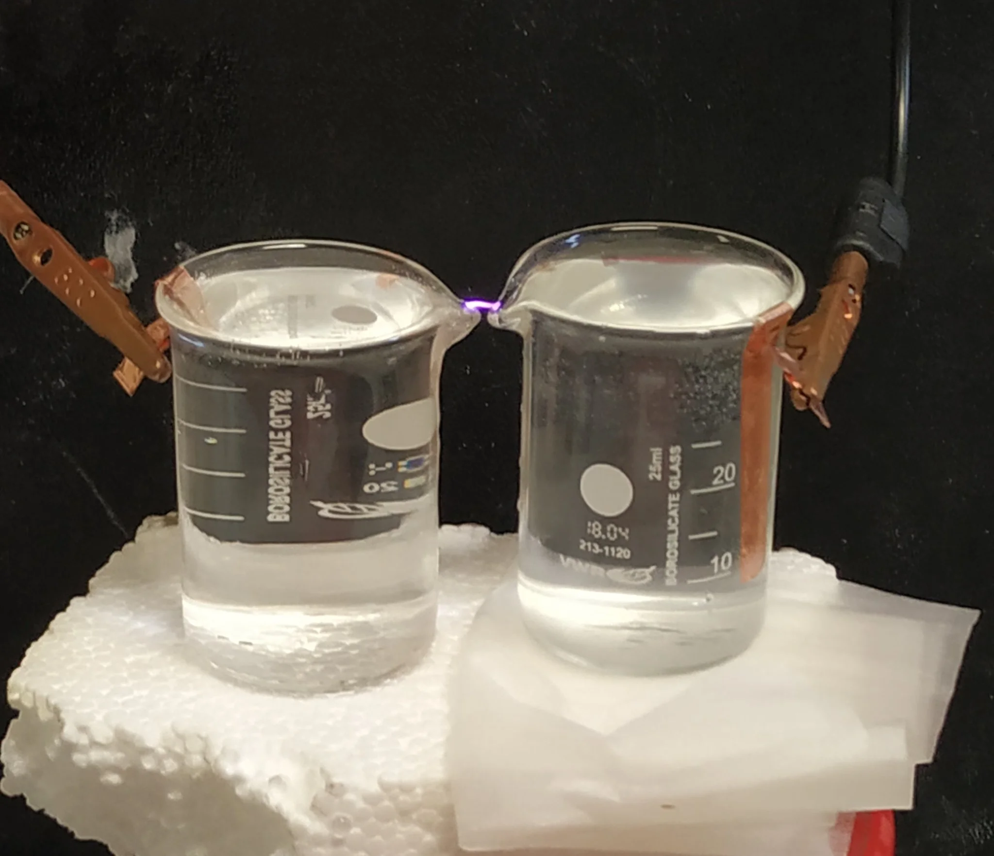 The Secret Life of Water (at kilovolt potentials)