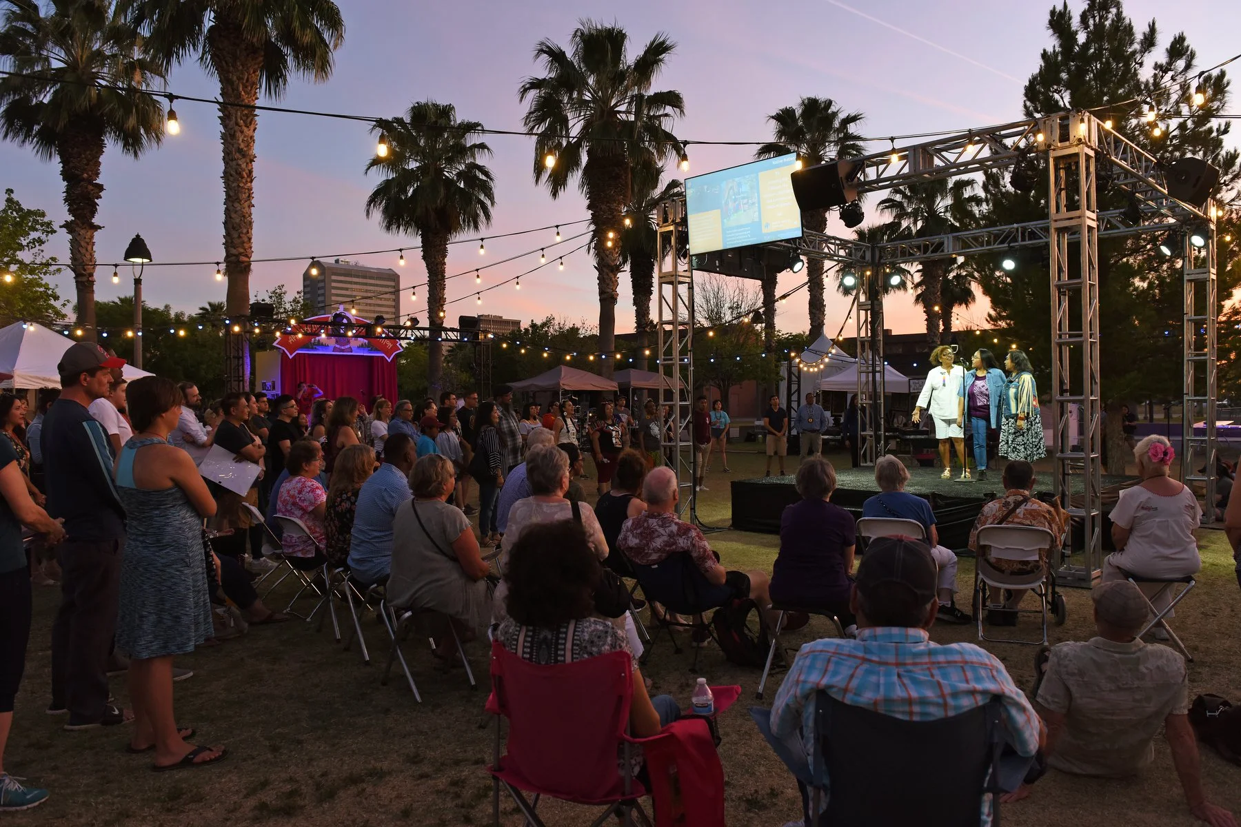 Performance of Native Nation in Phoenix, AZ. Photo courtesy of ASU Gammage.